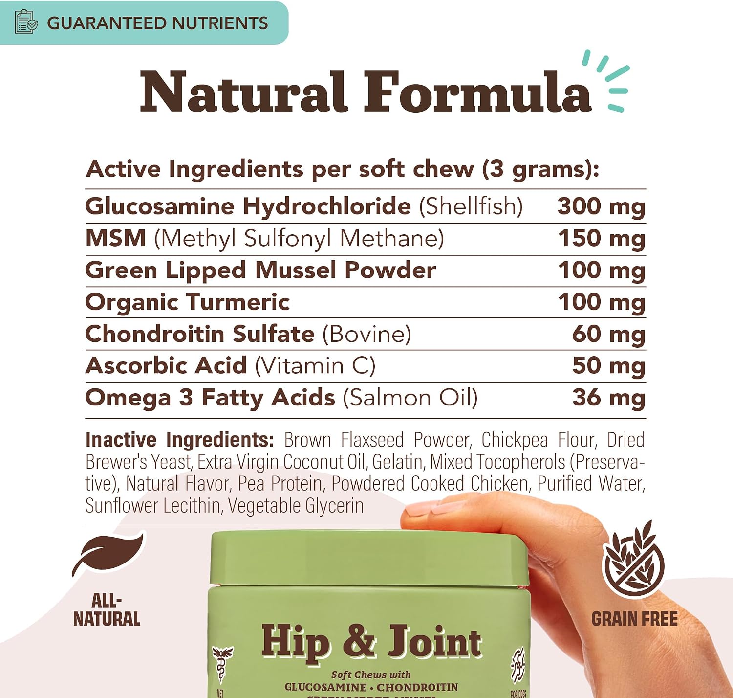 Natural Dog Company Liquid Glucosamine Hip & Joint Oil for Dogs, 16 oz, Extra Strength Cartilage & Joint Support, Helps Mobility and Eases Occasional Stiffness, Dog Vitamins & Supplements
