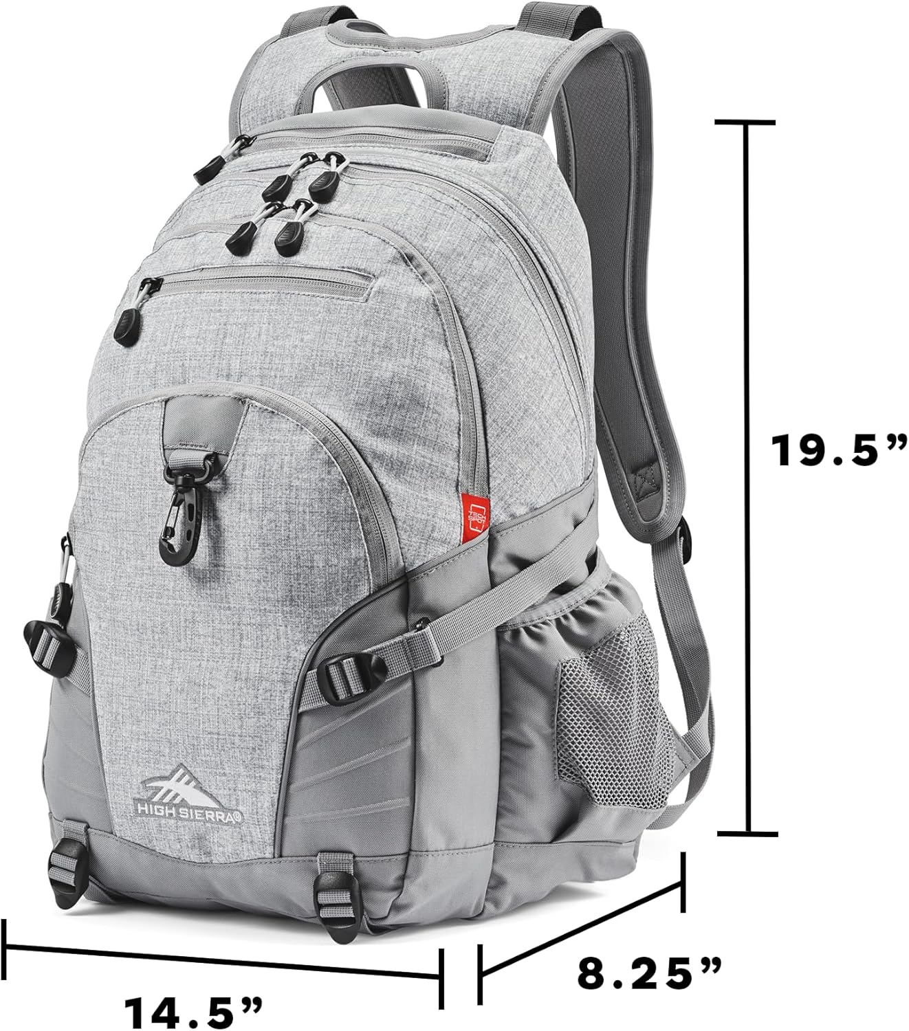 High Sierra Loop Backpack, Travel, or Work Bookbag with tablet sleeve, One Size, Urban Camo
