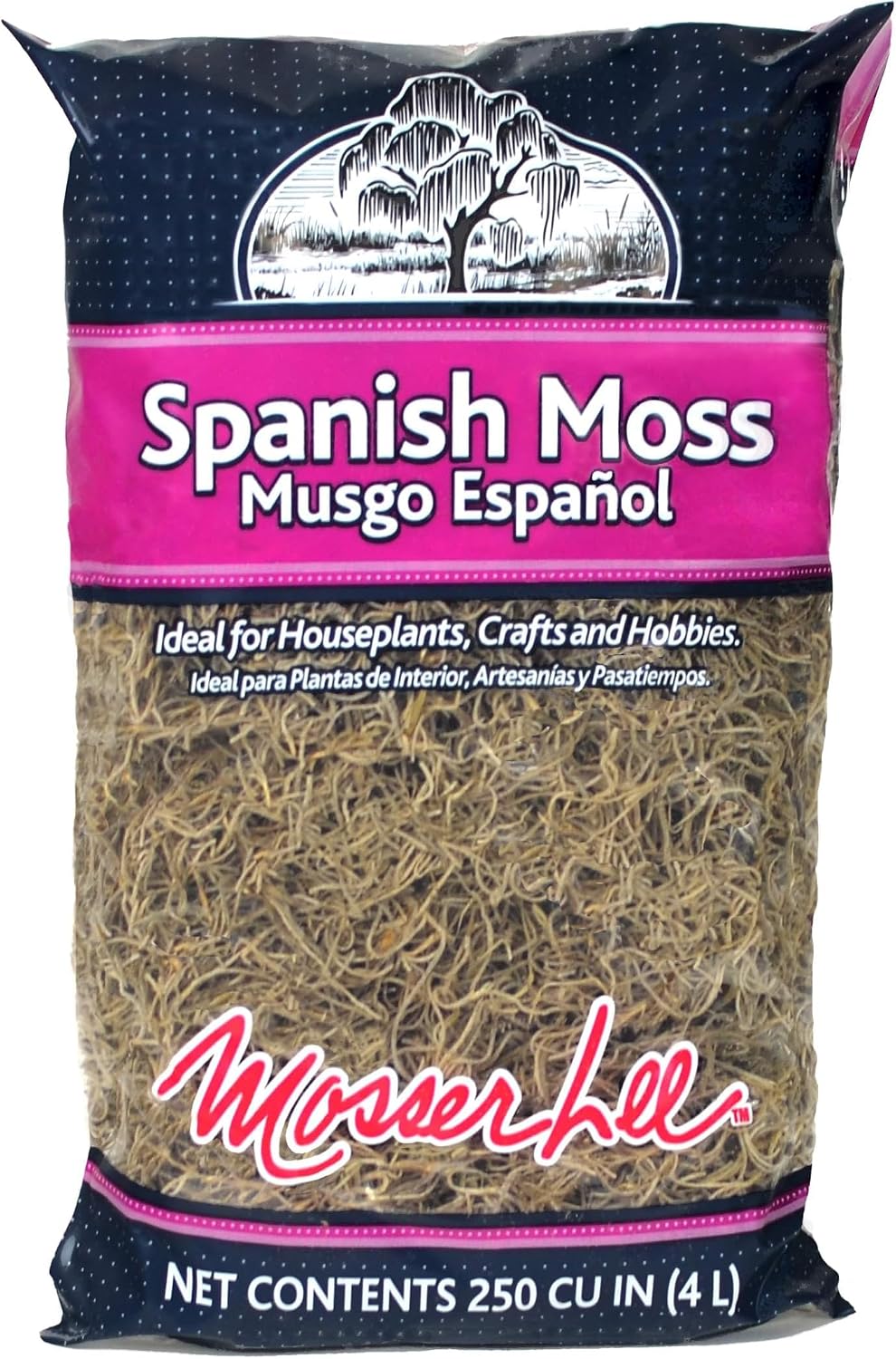 Mosser Lee ML0560 Spanish Moss, 250 Cubic Inches