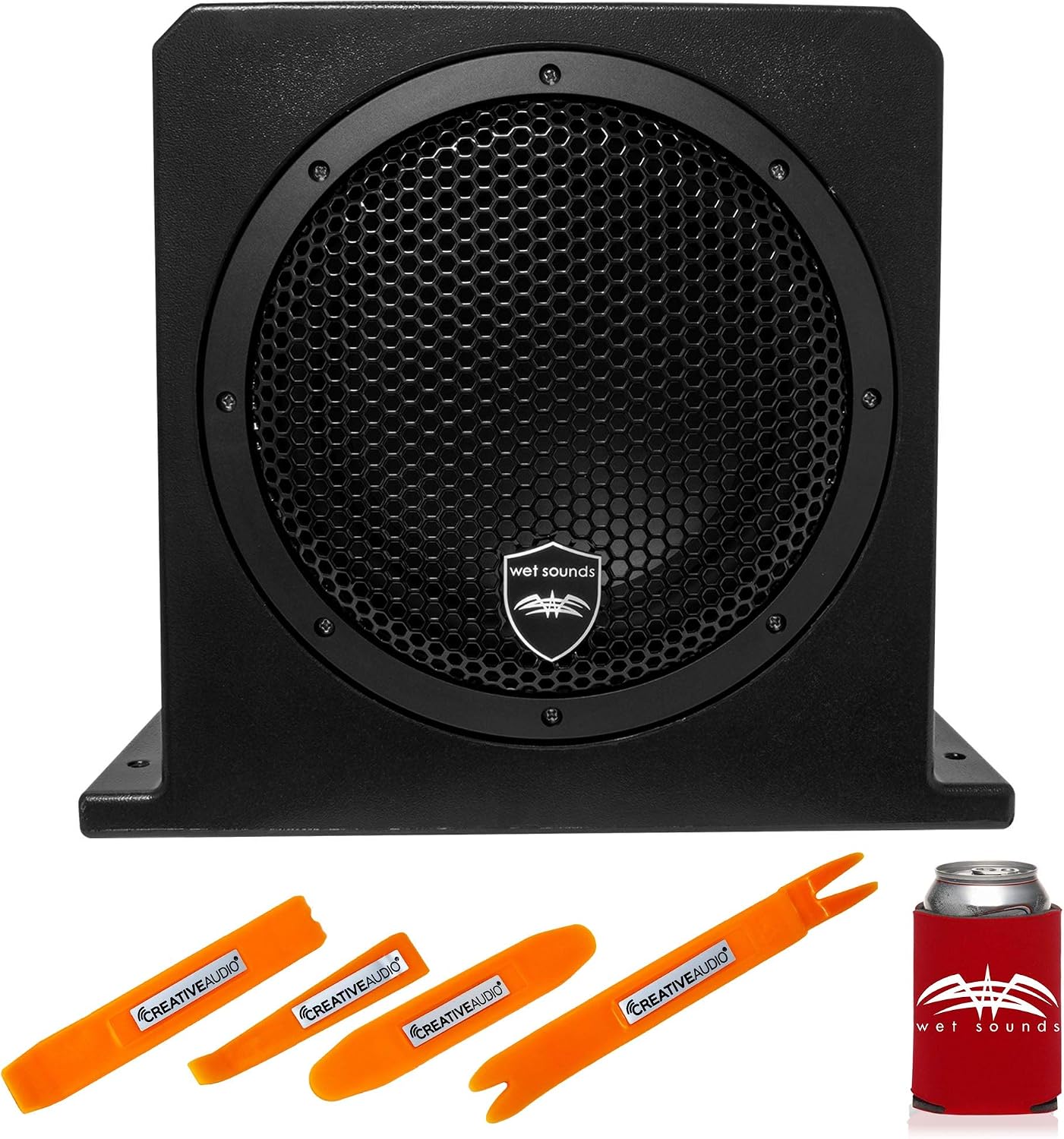 Wet Sounds Stealth AS-10 500 Watt Active Subwoofer Enclosure