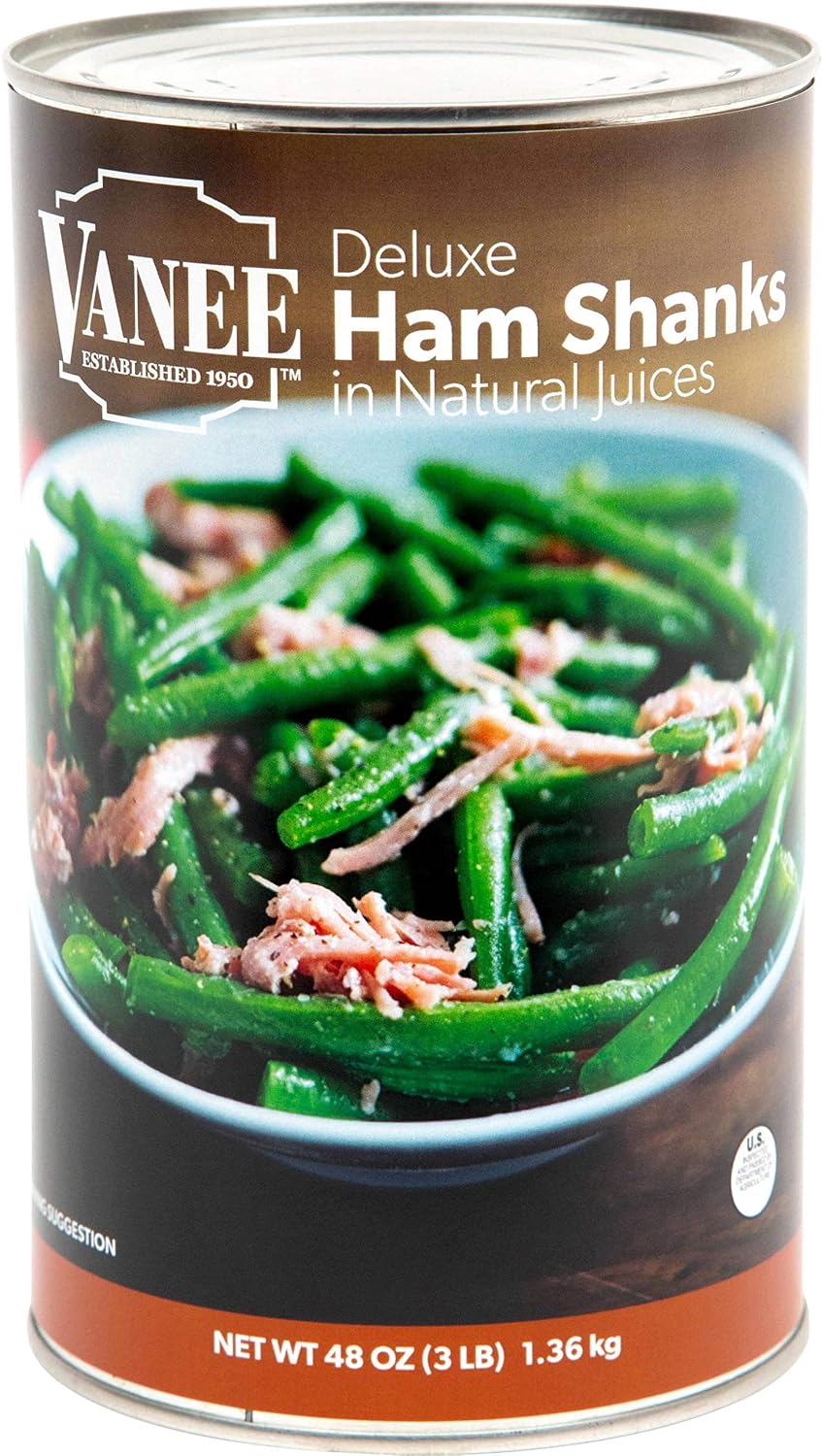 Vanee Ham Shanks in Natural Juices 48 oz. (6 pack)