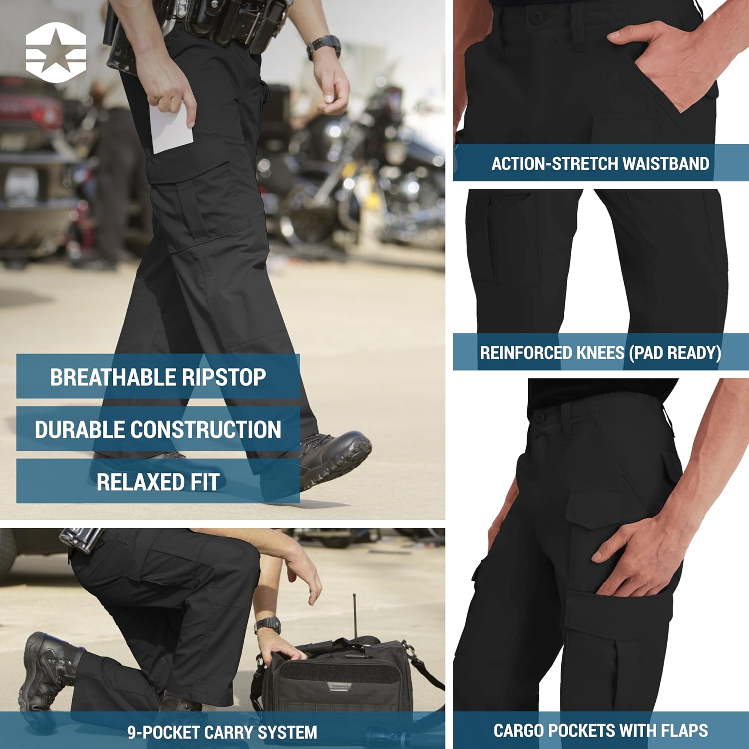 Propper Men's Tactical Uniform Pant | Ripstop Fabric Tactical Pants, Uniform Pants for Law Enforcement