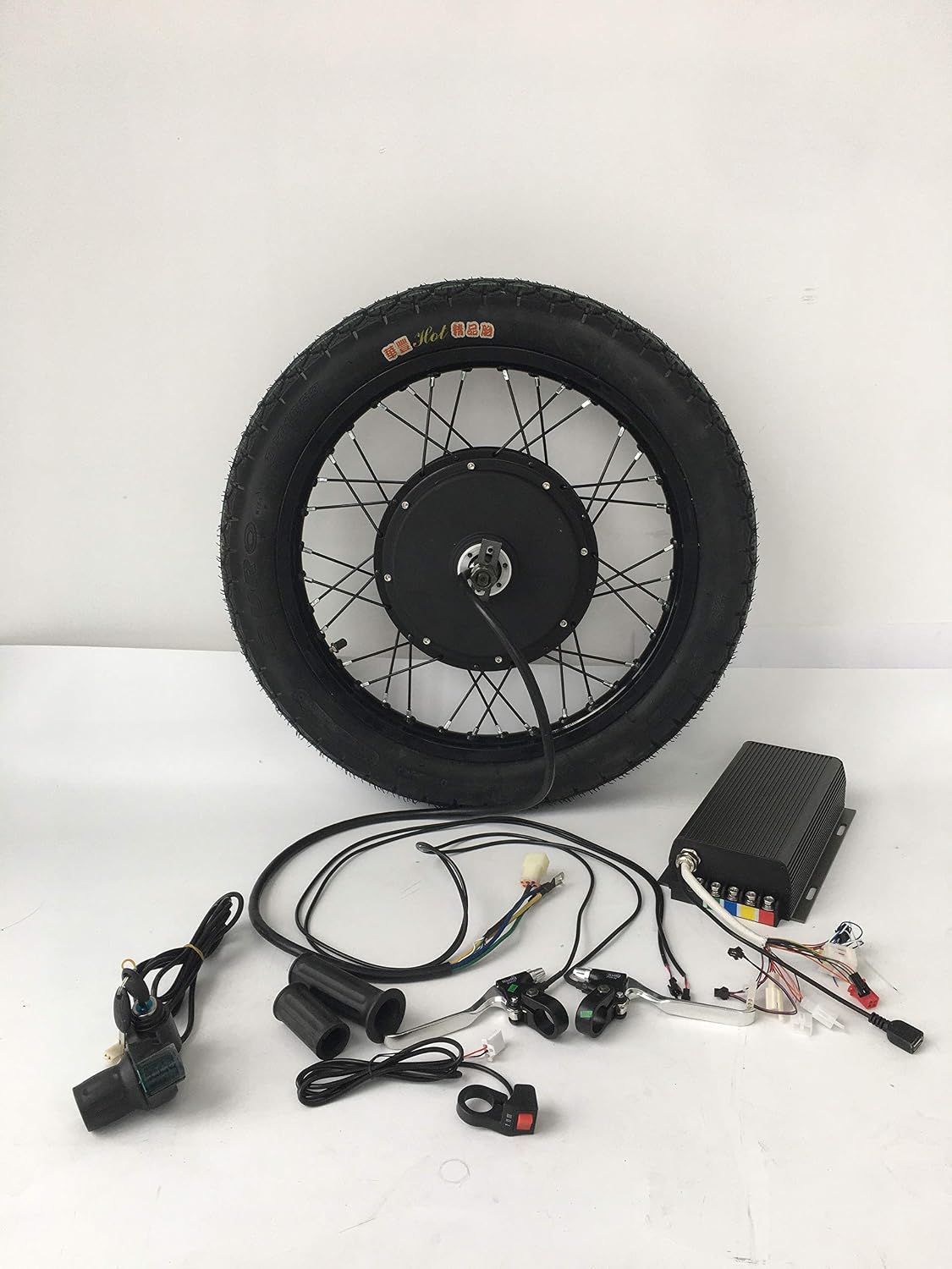 NB POWER Programmable, QS 3000W Electric Bike Conversion Kit, 72V 80A Savoton Sine Wave Programmable Controller, Brushless gearless Motor