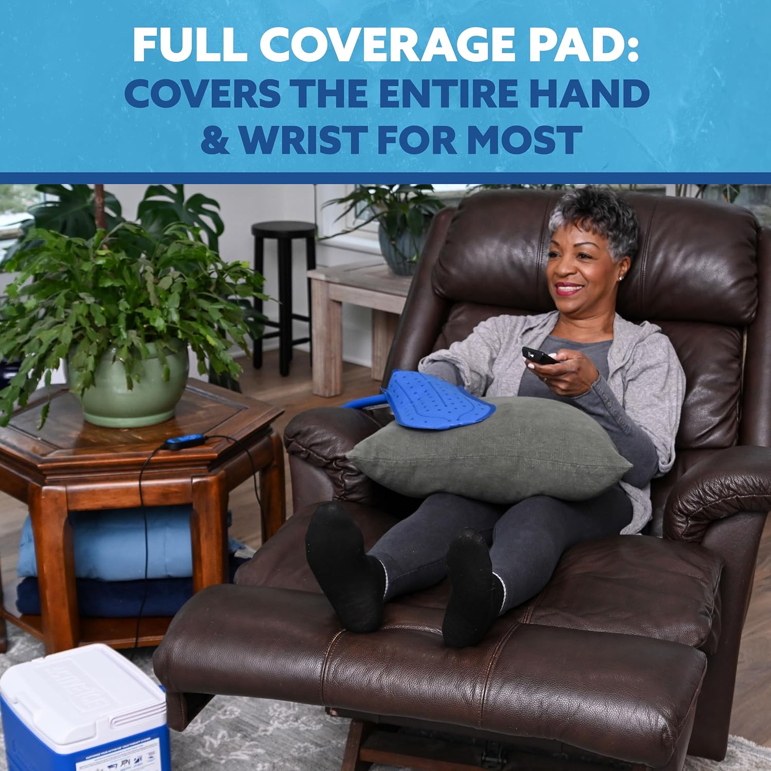 Polar Active Ice 3.0 | 9 QT Cold Therapy Ice Machine| Programmable Timer | 6 in 1 Universal Pad | Cryotherapy Pain Relief System | Ace Bandage Style Compression