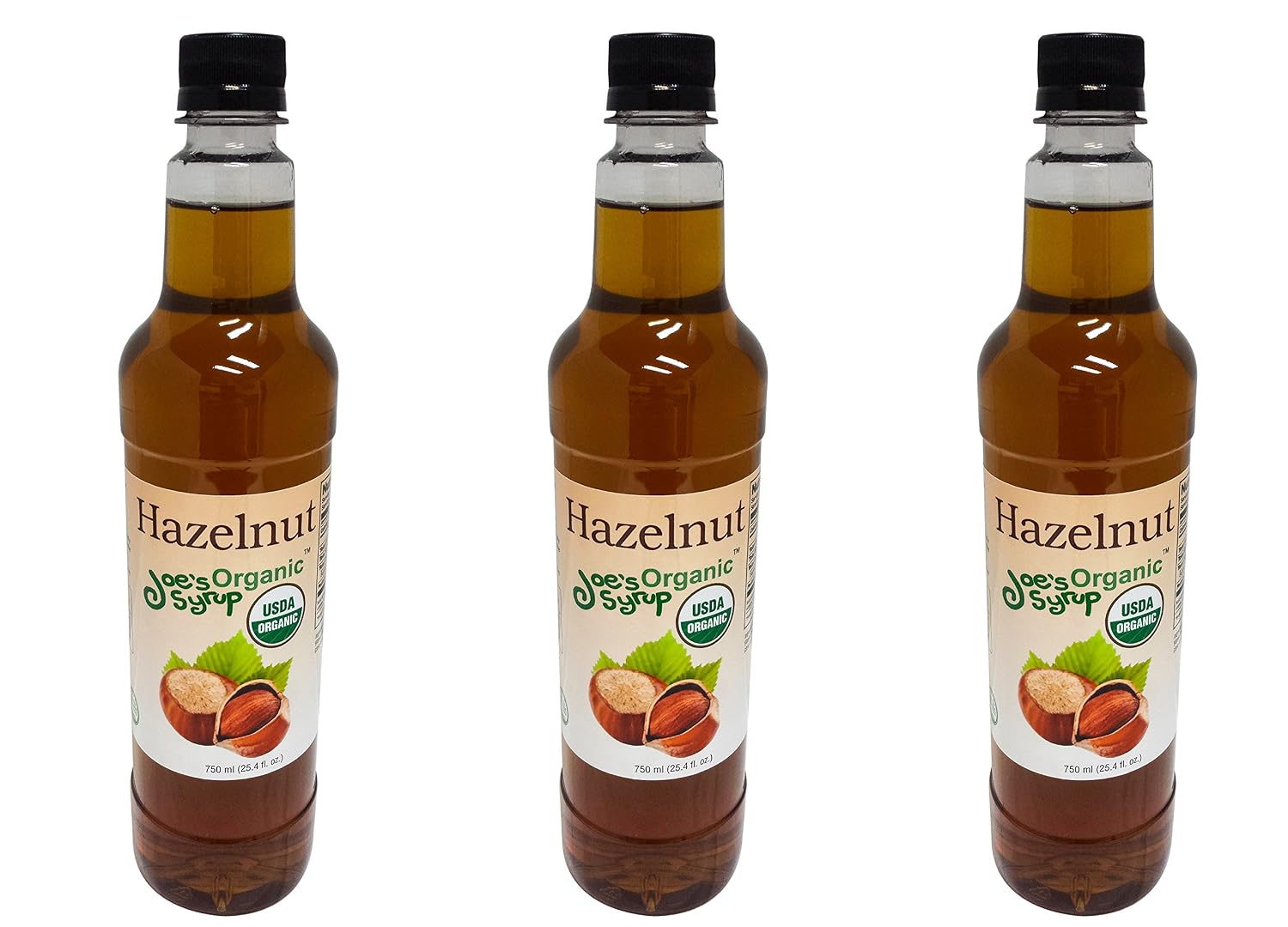 Joe’s Syrup Organic Flavored Syrup, Organic Strawberry, 750 ml | Vegan, gluten-free, Non-GMO, no HFCS; for cocktails & desserts