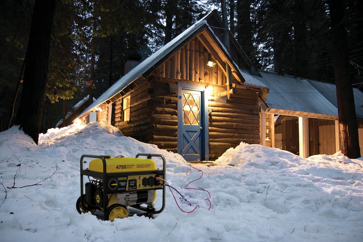 Champion Power Equipment 4750-Watt RV Ready Portable Generator with Free 3-Year Warranty, CARB Compliant