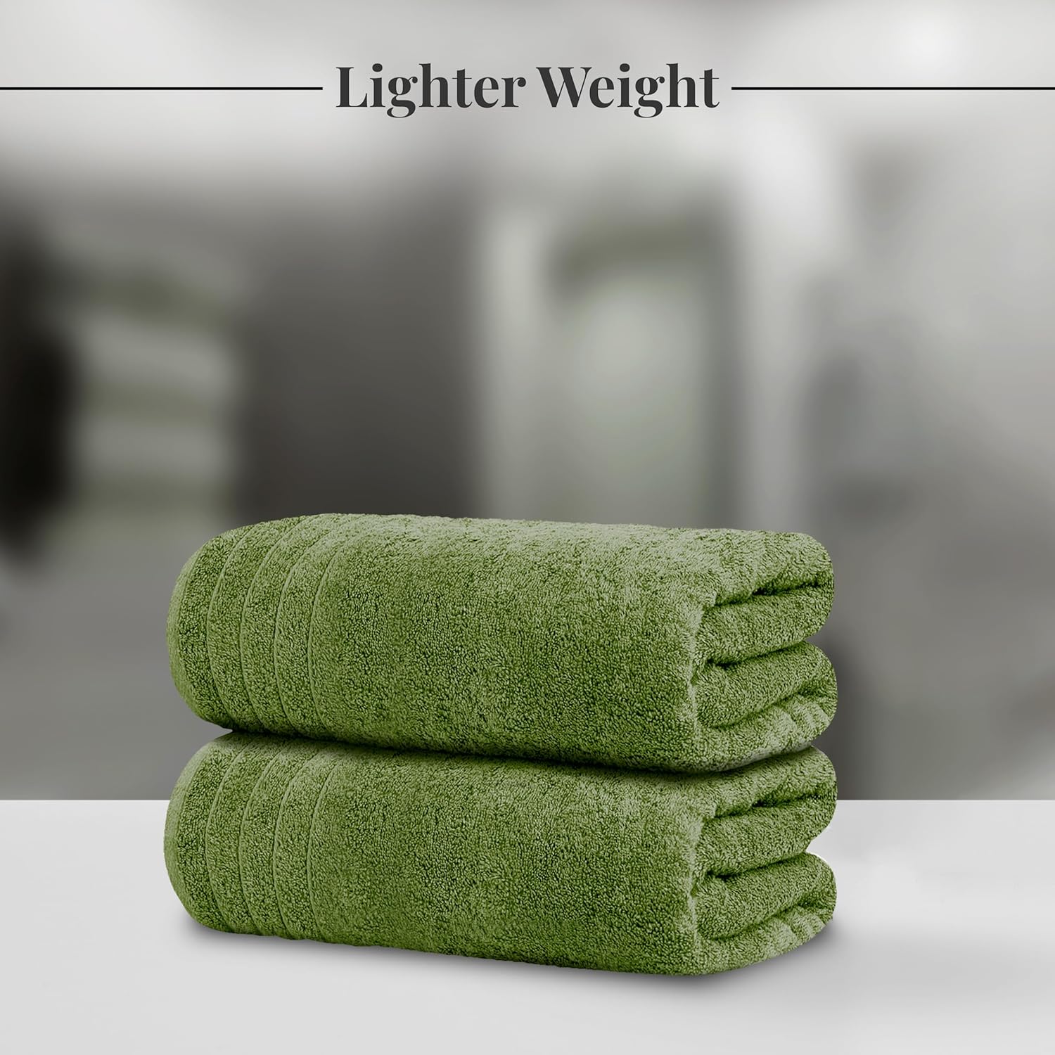 Tens Towels 8 Piece Towel Set, 2 XL Bath, 2 Hand, 4 Washcloth, Dark Grey