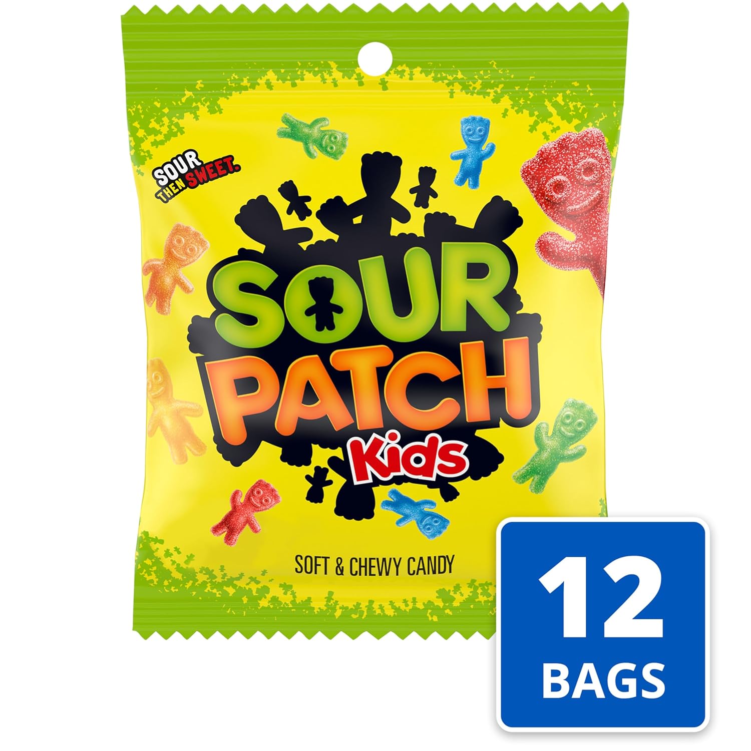 SOUR PATCH KIDS & SWEDISH FISH Soft & Chewy Gummy Candy Variety Pack, 15 ct