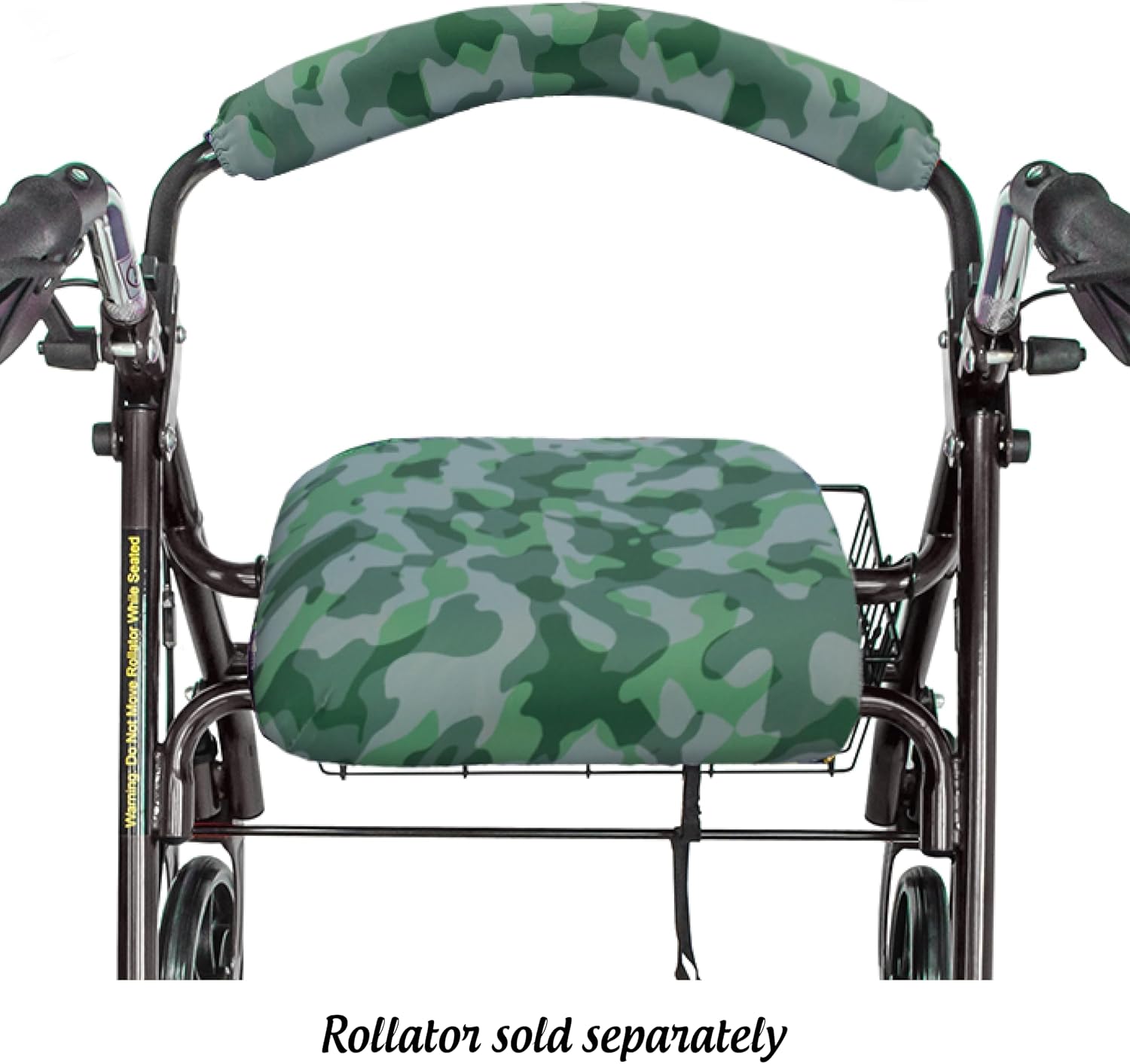 Top Glides Playful Purple Universal Rollator Walker Seat and Backrest Covers (Purple)