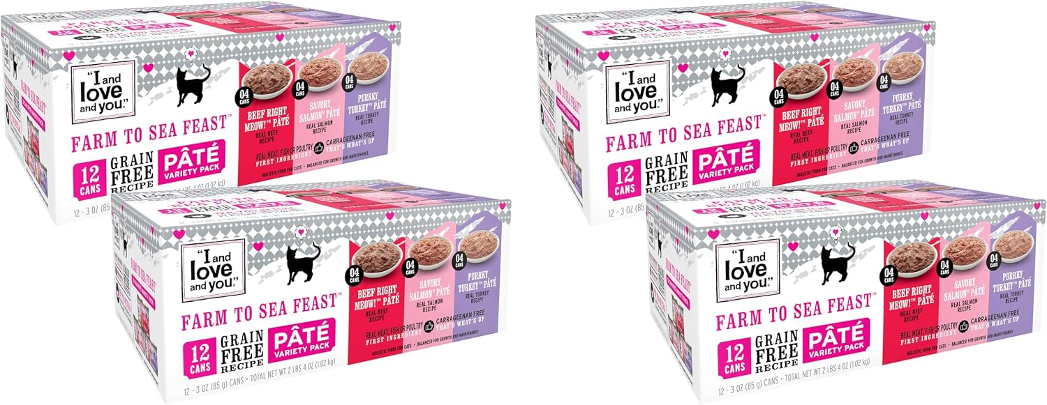I AND LOVE AND YOU, Cat Food Variety, 3 Ounce, 12 Pack