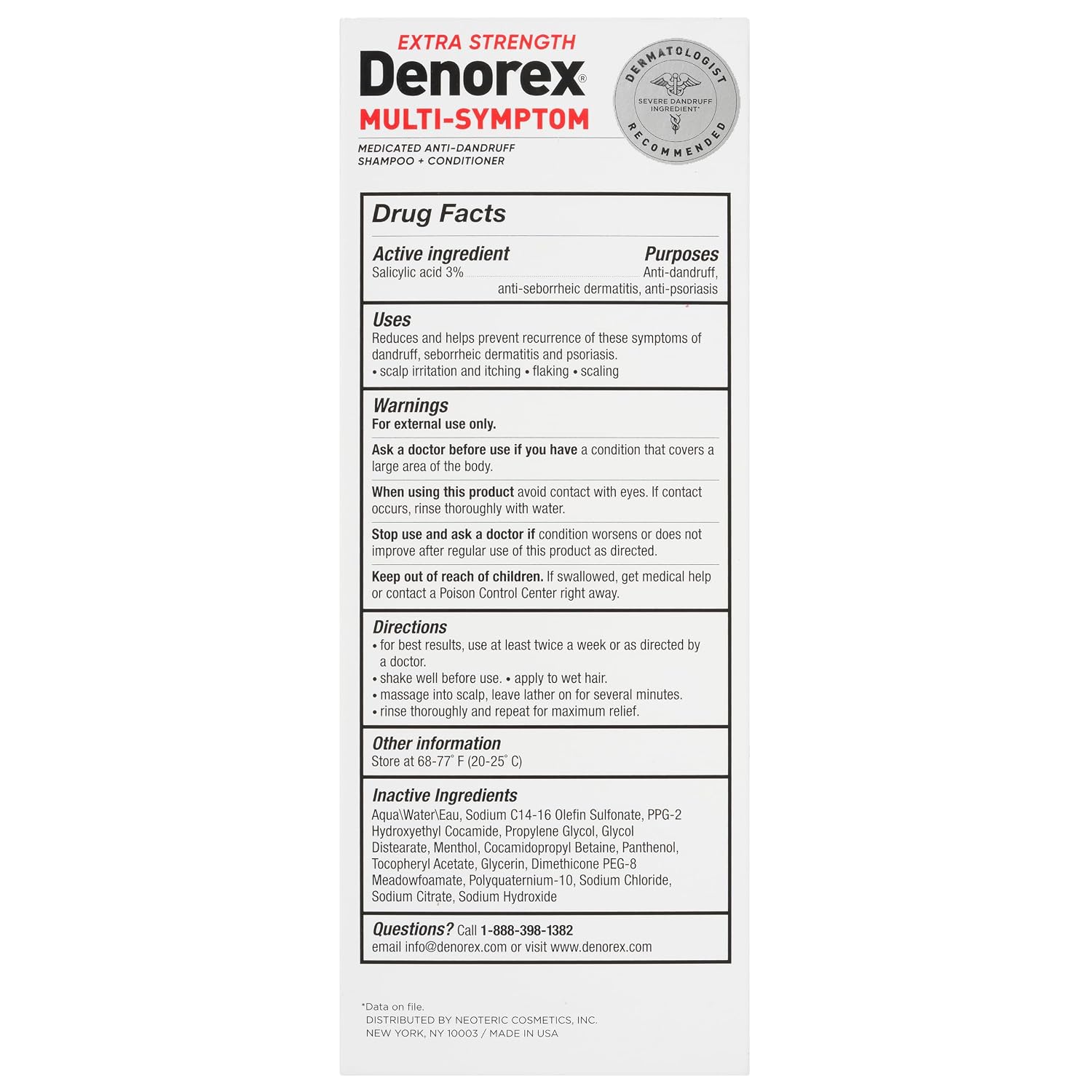 Denorex Multi-Symptom Anti-Dandruff Shampoo & Conditioner