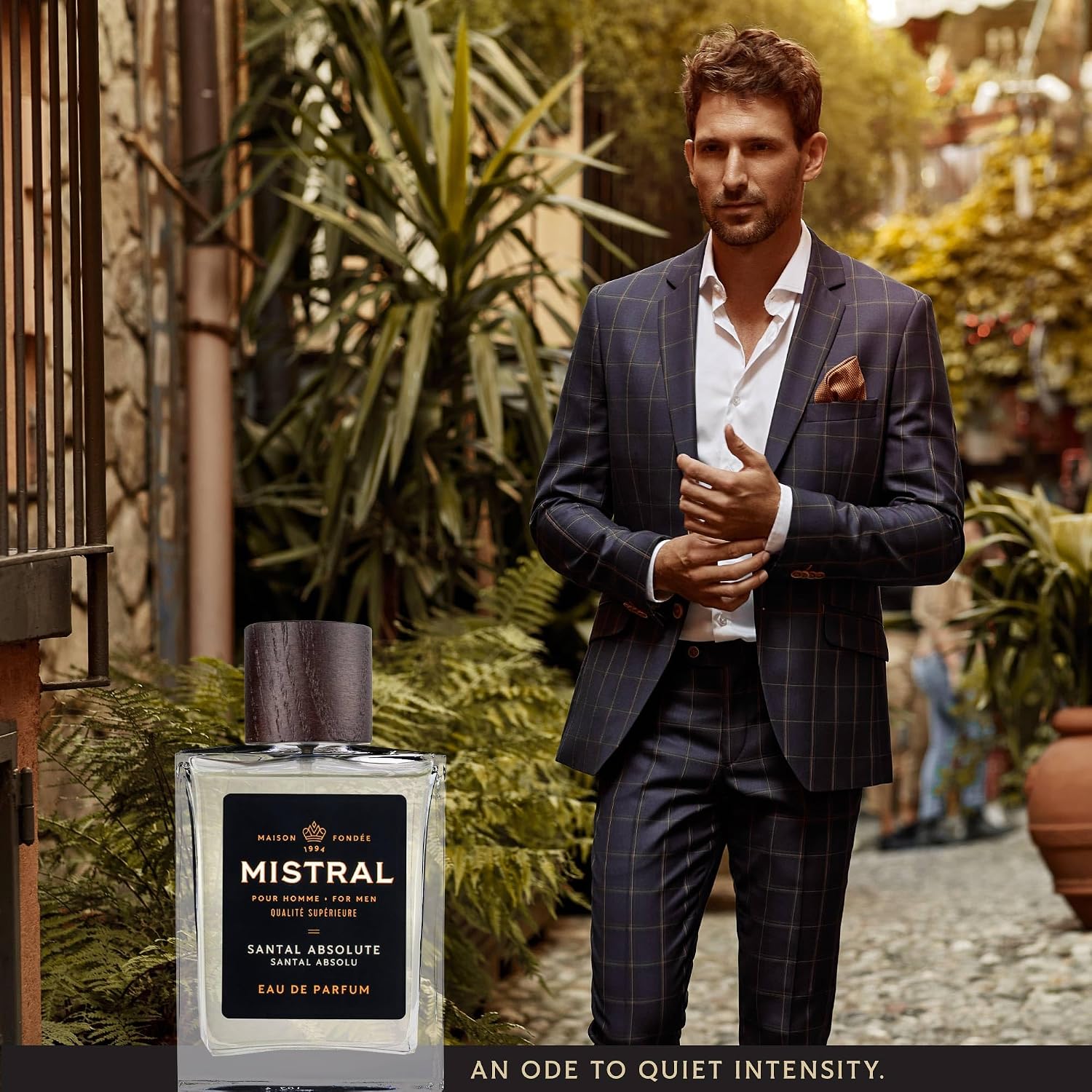 Mistral Bourbon Vanilla Eau de Parfum for Men, Men's Cologne, 3.4 Oz | Warm & Sweet Masculine Scent with Vanilla, Patchouli & Sandalwood, Cruelty-Free, Long-Lasting Perfume, Made in France