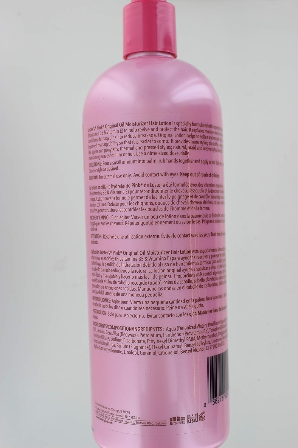 Luster's Pink Oil Moisturizer Hair Lotion Original 8 fl oz