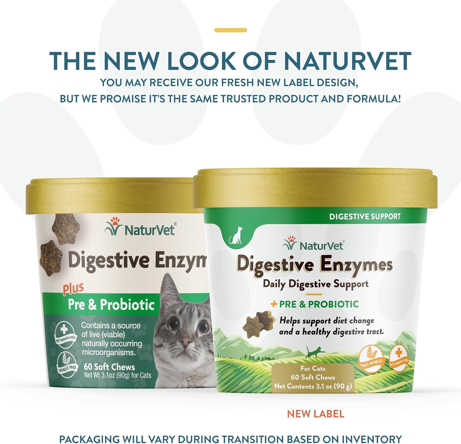 NaturVet Digestive Enzymes with Pre & Probiotic for Dogs & Cats - 8 oz | Supports Diet Changes & a Healthy Digestive Tract with Prebiotics, Powder
