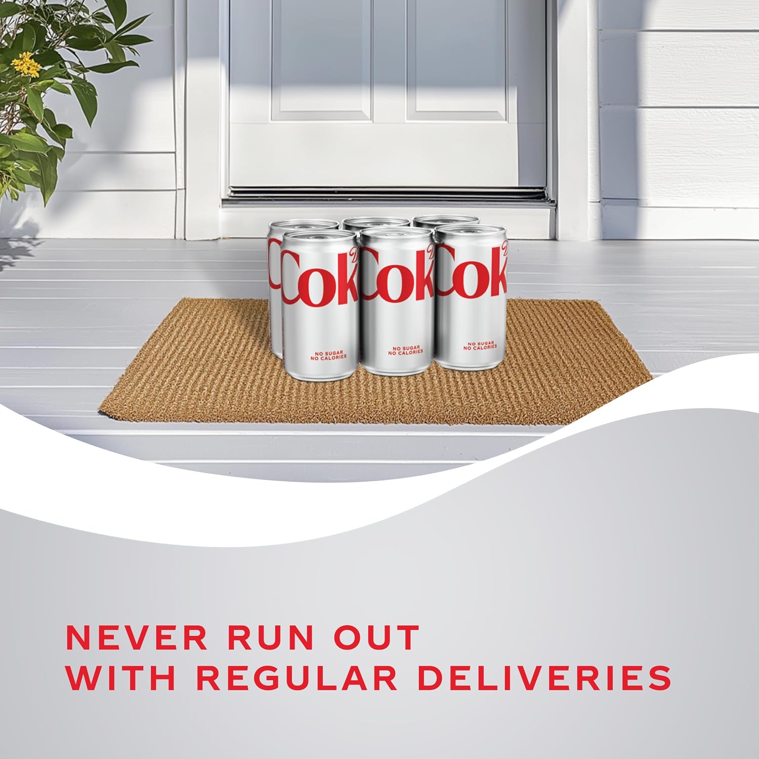 Diet Coke Soda Soft Drink Cans, 12 fl oz, 12 Pack | No sugar, no calories, 46 mg caffeine per can