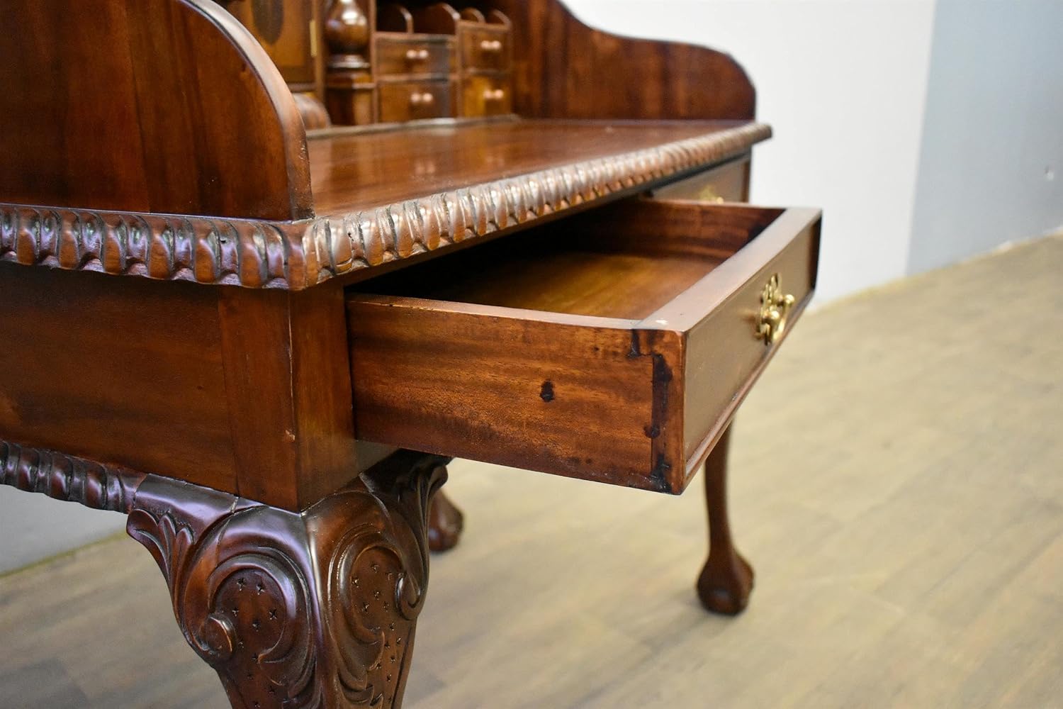 Crafters and Weavers Legacy Escritoire Secretary Desk - Brown Walnut