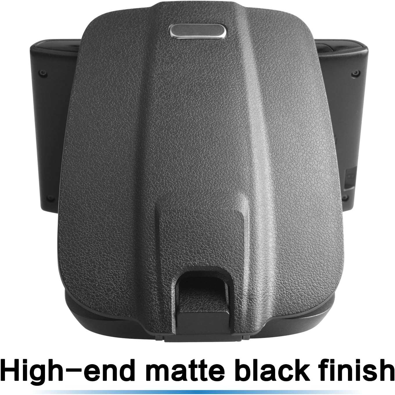 GPS Dash Mount [Matte Black Dock] for Garmin Nuvi Drive Dezl, Tomtom | 2-In-1 GPS Holder for Car