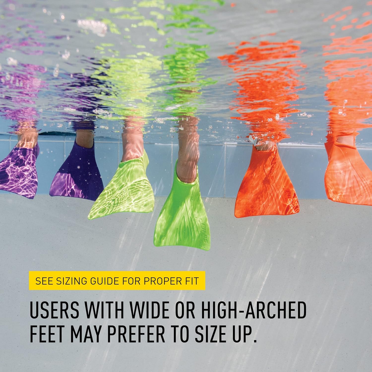 FINIS Booster Swim Fins for Kids - Floating Rubber Fins - Teaches Kick Technique - Open-Toe Design - Comfortable Fit