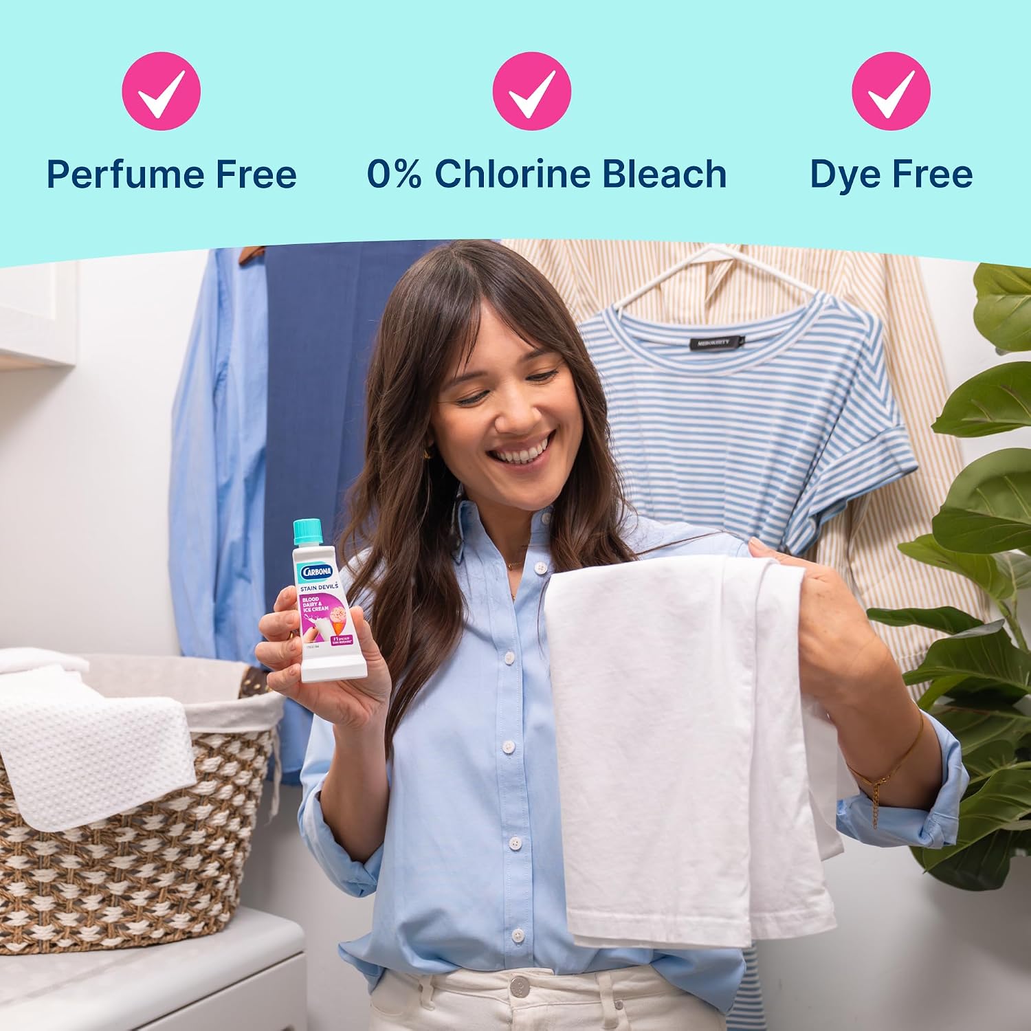Carbona Liquid Stain Devil Food Clean Up Combo Set | Spot Stain Remover for Clothes