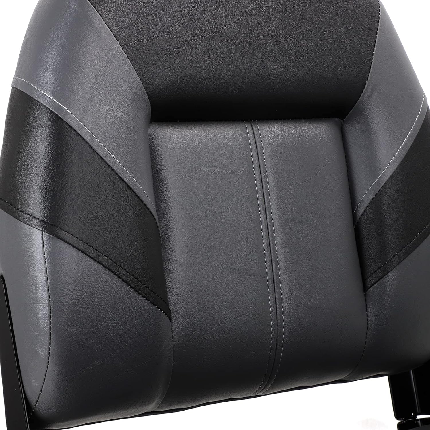 NORTHCAPTAIN T1 Deluxe Low Back Folding Fishing Boat Seats 2 Pack - Premium Bass/Jon/Pontoon Boat Chairs,4 Mounting Screws Included