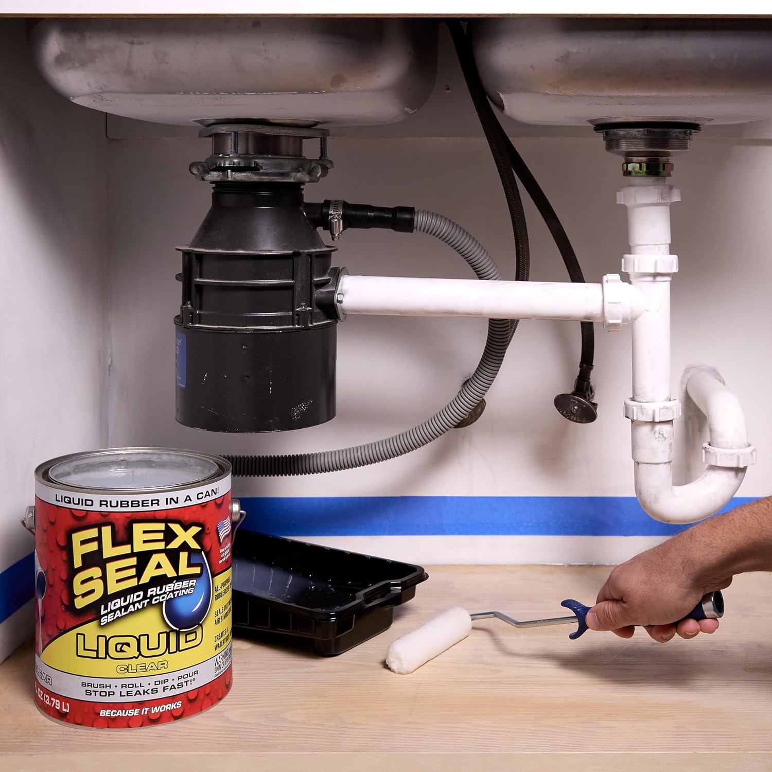 Flex Seal Liquid, Rubber Coating Sealant, Waterproof, Flexible, Breathable, and UV Resistant, Roof Repair, Basements, RV, Campers, Trailers, Marine