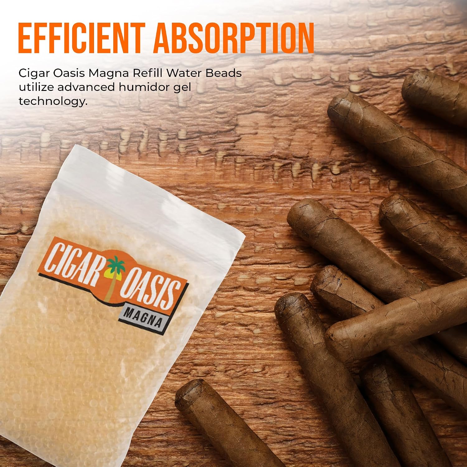 Cigar Oasis Magna Refill Water Beads - Optimal Humidor Solution for Stable Humidity, Compatible with Magna 3.0 and Older Models