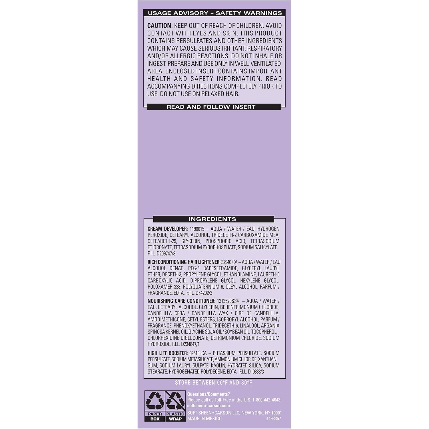 SoftSheen-Carson Dark and Lovely Fade Resist Rich Conditioning Color, Honey Blonde 378