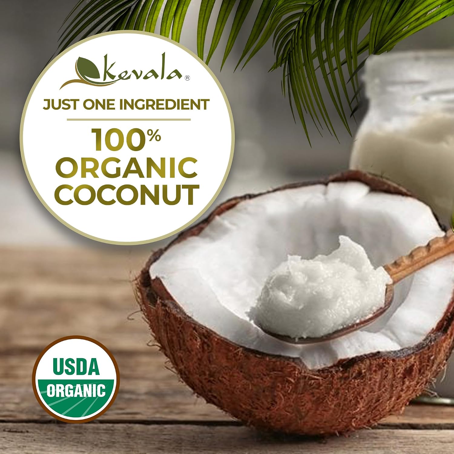 Kevala Organic Coconut Butter - 2 lb, Natural Plant Based Sandwich Spread | Coconut Cream for Cooking and Baking, Addition to Keto Snacks and Breakfast Ingredient, Dairy Free Organic Butter Spread