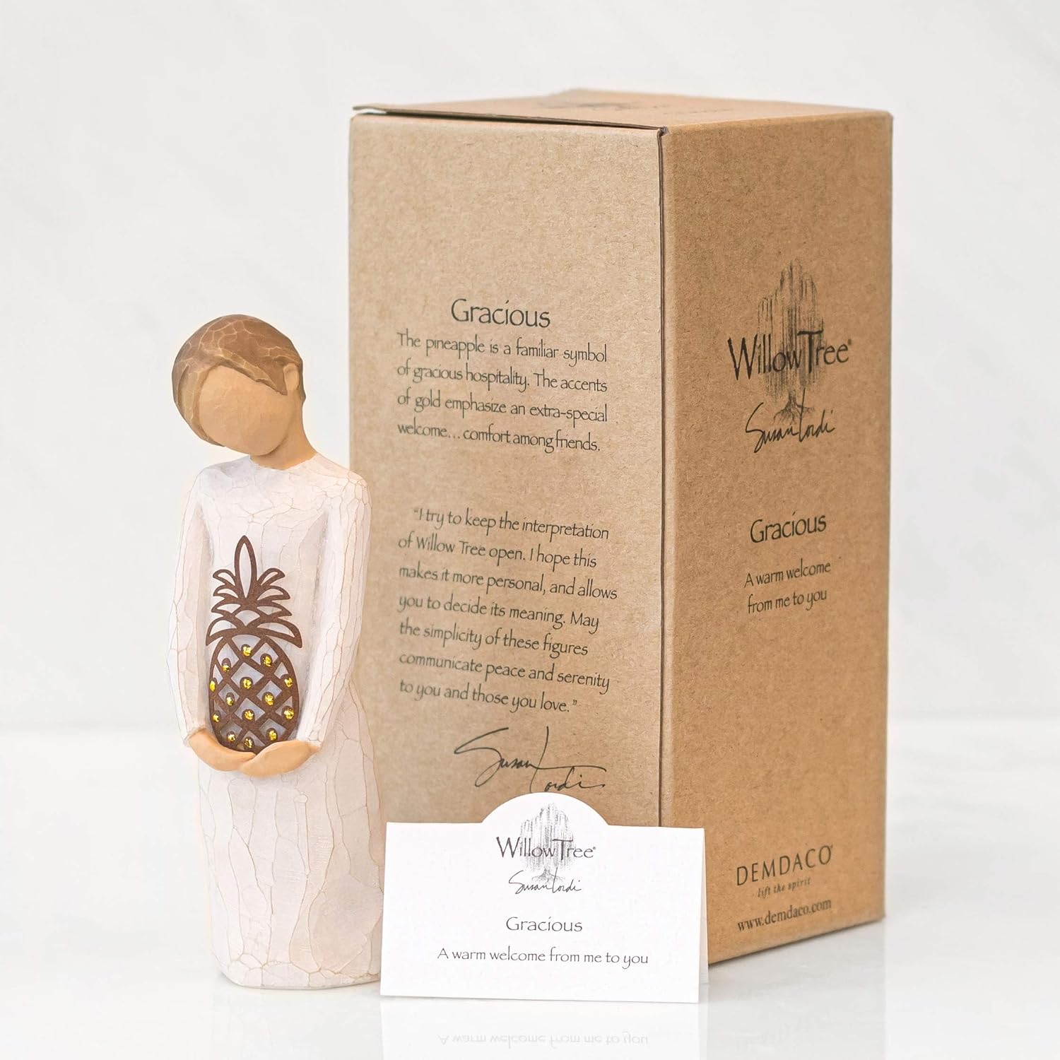 Willow Tree Lots of Love, Sculpted Hand-Painted Figure | Cast from a Susan Lordi Original Carving, Heartfelt Gift Expressing Love and Warmth, Display on Shelf, Table or Mantel