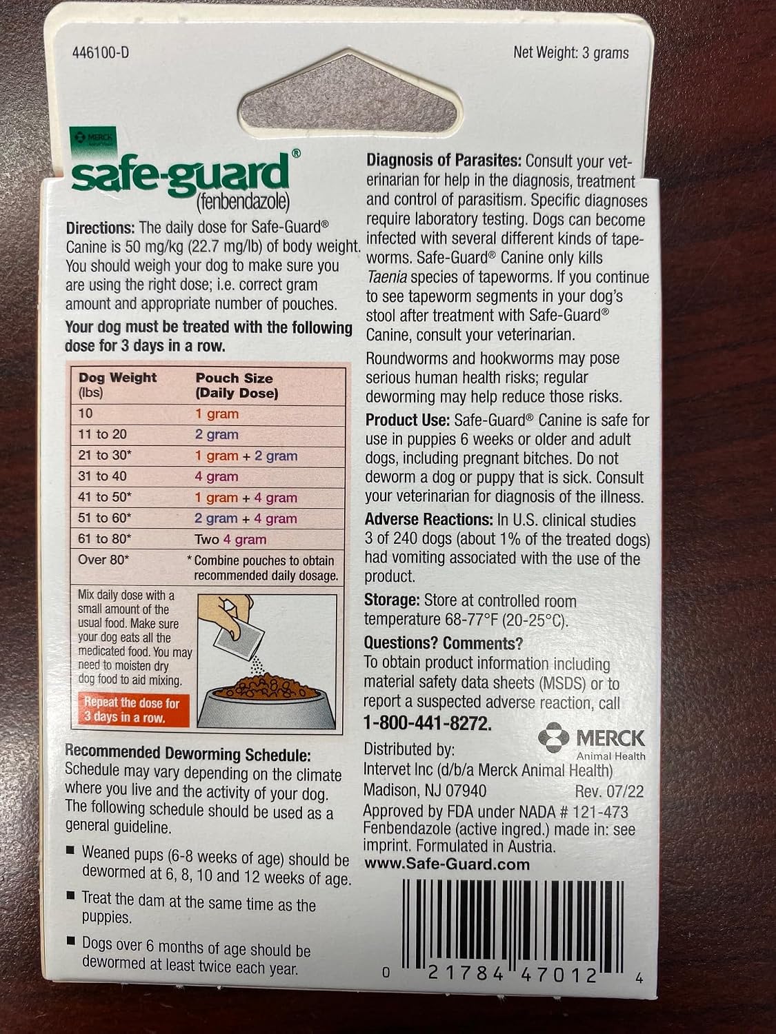 ThePetStop Canine Dewormer 3 Dose x 1 Gram