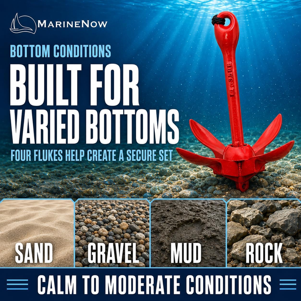 3.5 lb Grapnel Anchor Kit – Folding Anchor with 25 ft Marine-Grade Rope, Buoy, Snap Hook & Storage Bag – Ideal for Kayaks, Jet Skis, SUP, Canoes