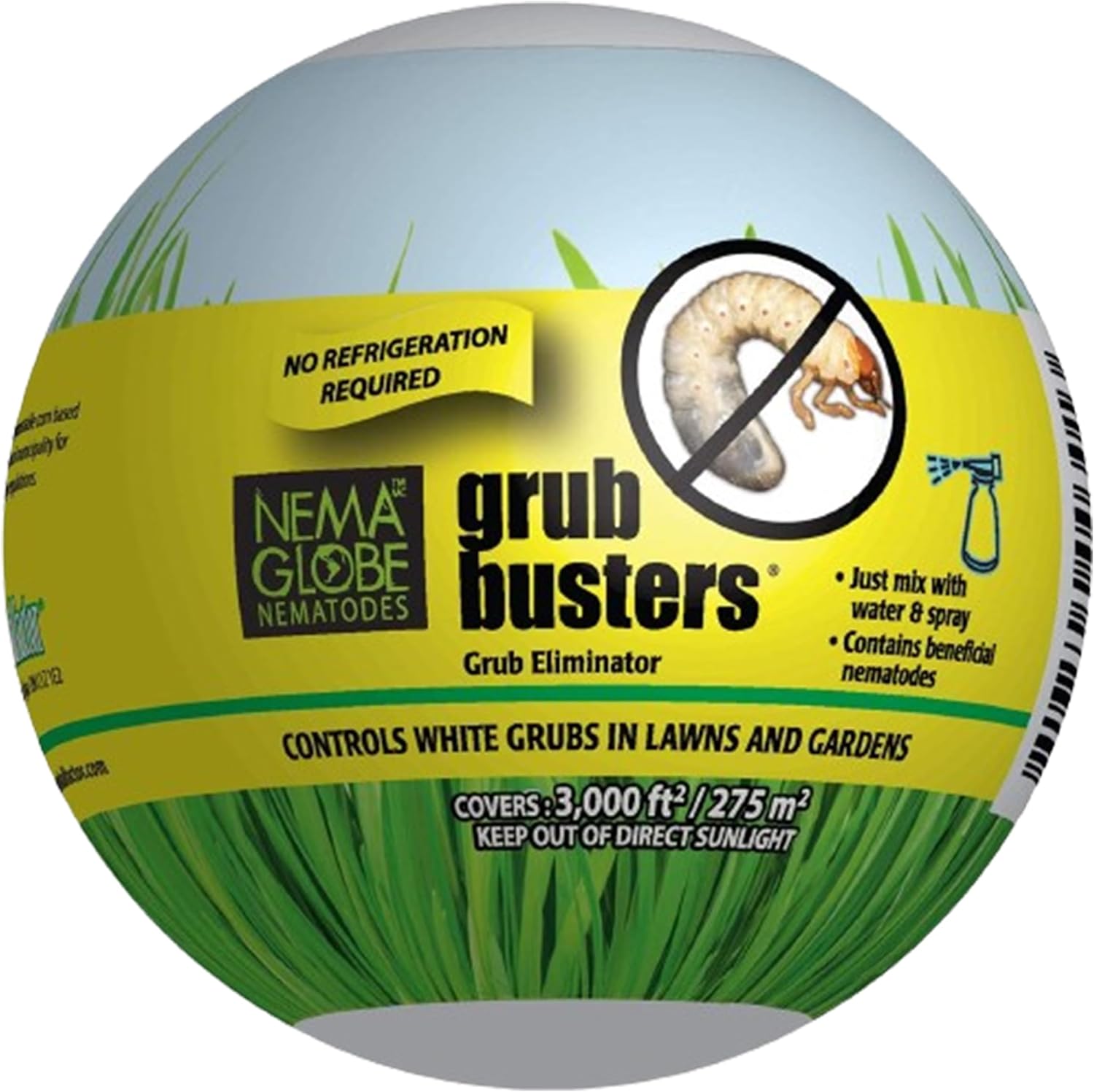 The Environmental Factor Grub Busters Beneficial Nematodes for Lawn & Garden – Natural Treatment for White Grubs, Japanese Beetles, Billbugs, Chafer