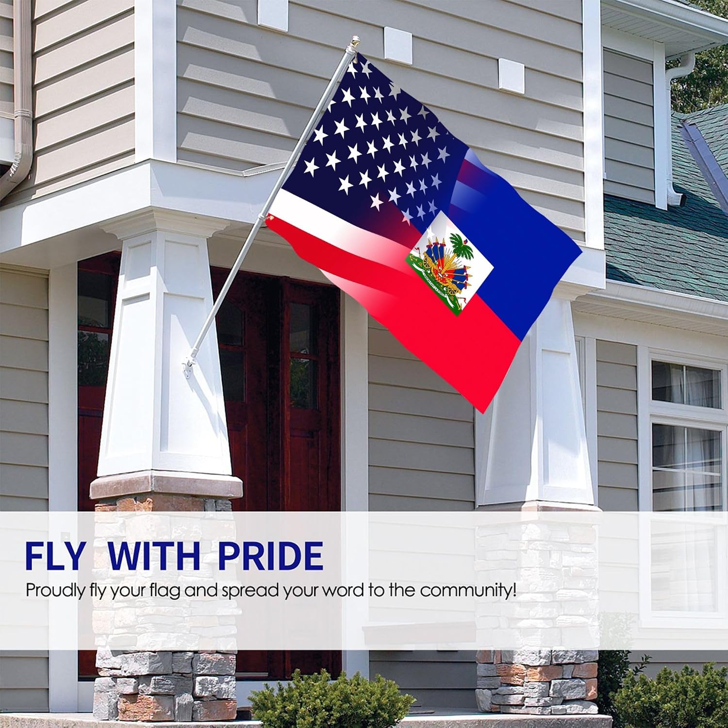 Nicaragua Nicaraguan And American Flag America USA 3x5 Ft Patriotic Banner Outdoor Indoor Decoration National Flags for Garden Car Yard Outside Decor