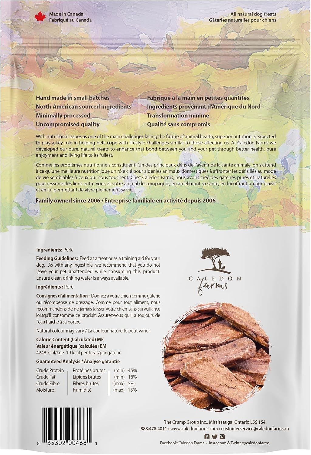 Caledon Farms Beef Tendersticks All Natural Dog Treats 3.9oz / 110 Grams