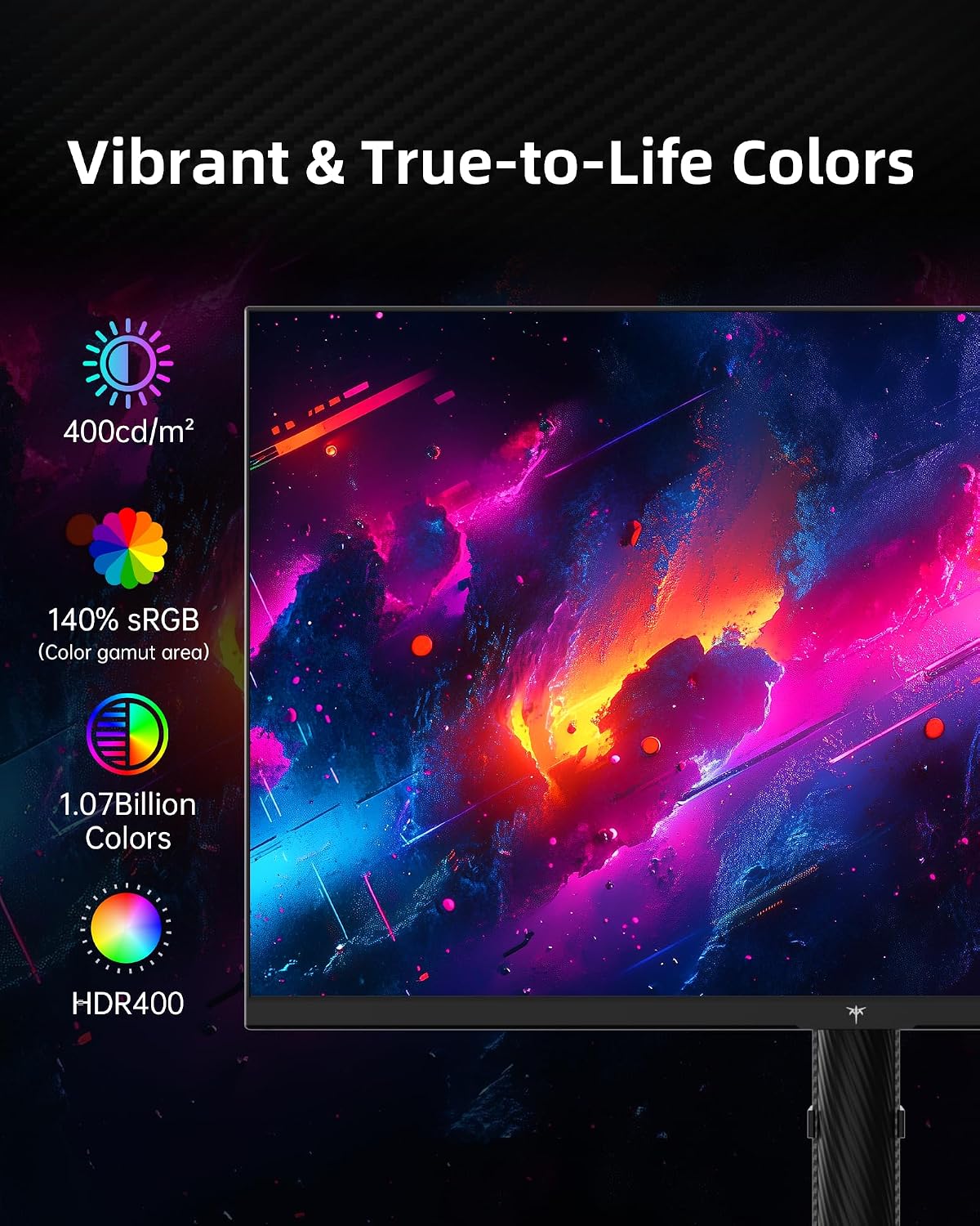 KTC 24.5 Inch Gaming Monitor, 180Hz OC 200Hz Monitor FHD, Fast IPS, H25T7 | 1080P Monitors 1ms, 128% sRGB HDR10, Adaptive Sync, HDMI DP, VESA Tilt Adjustable for Xbox PS5 Switch, HDMI Cable Inc.