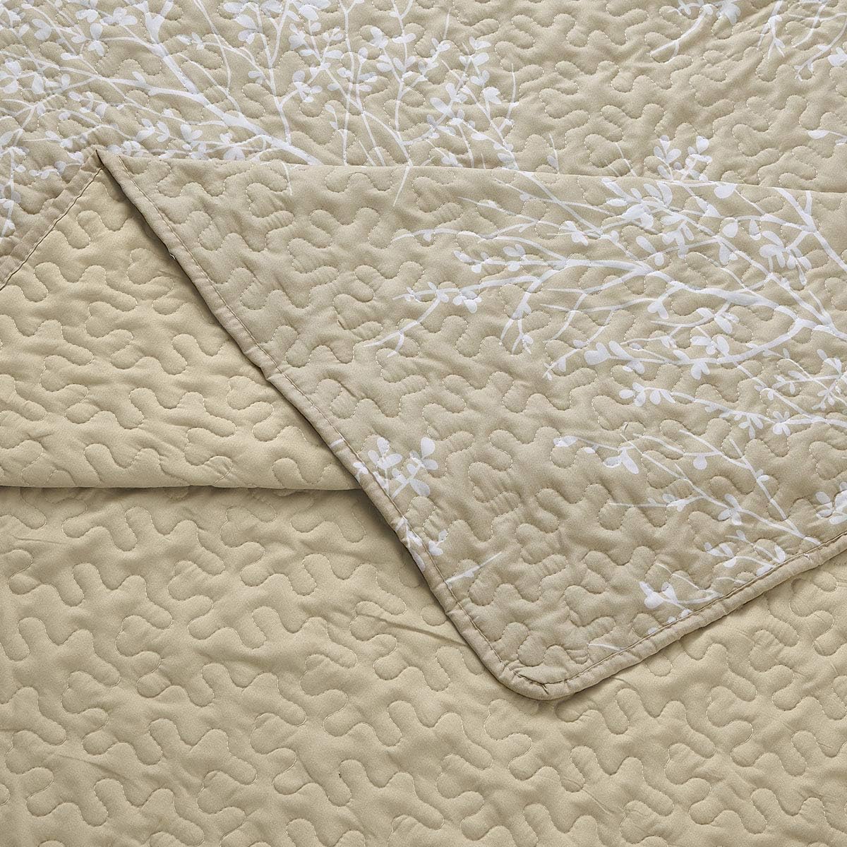 Royal Hotel Ayat Birds Oversized Coverlet Set Queen Size – Luxury Queen Quilt Bedspread, All Season Soft Filled Quilts