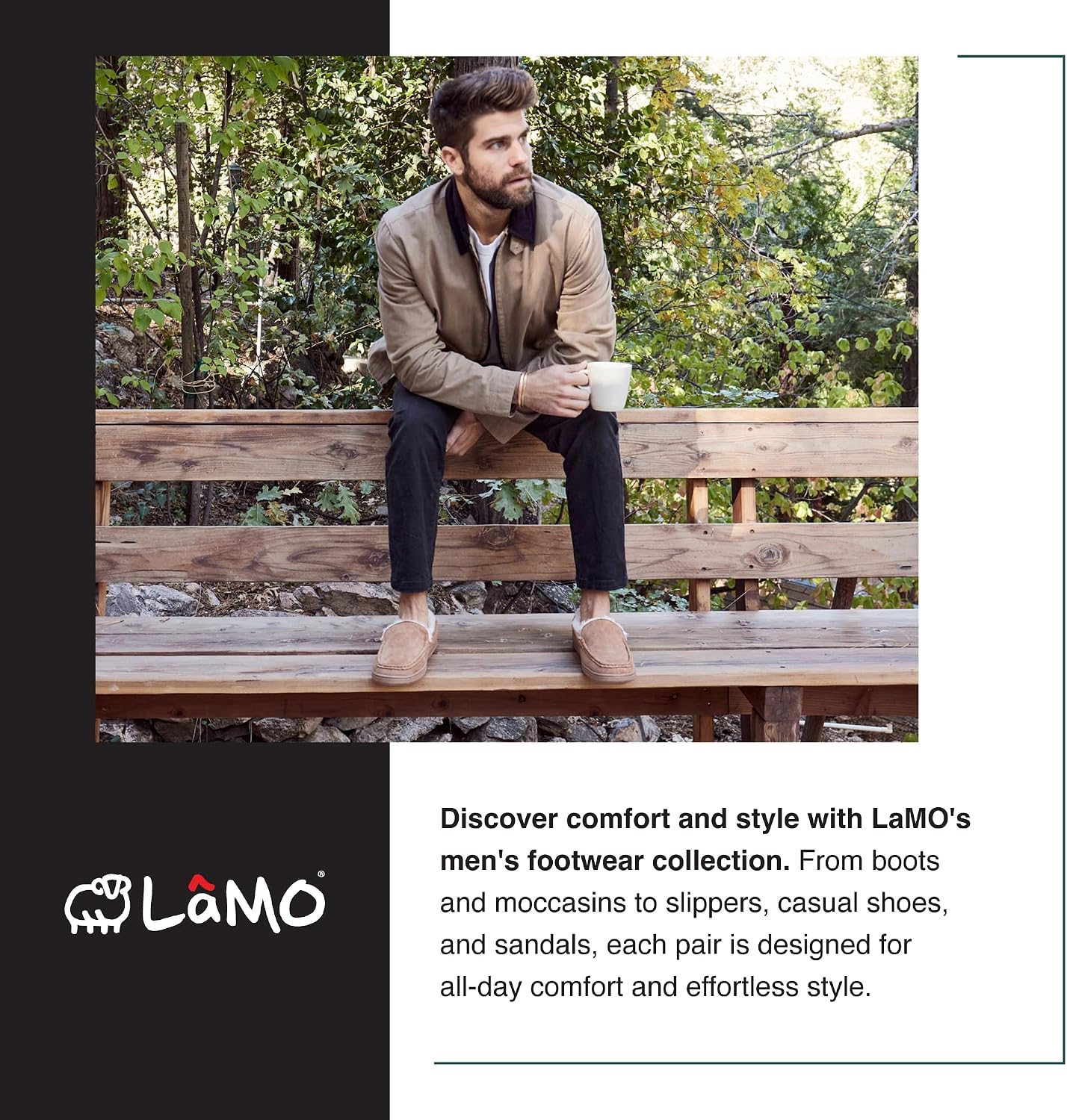 Lamo Men's Romeo Slip-on Shoe, Suede, Chestnut