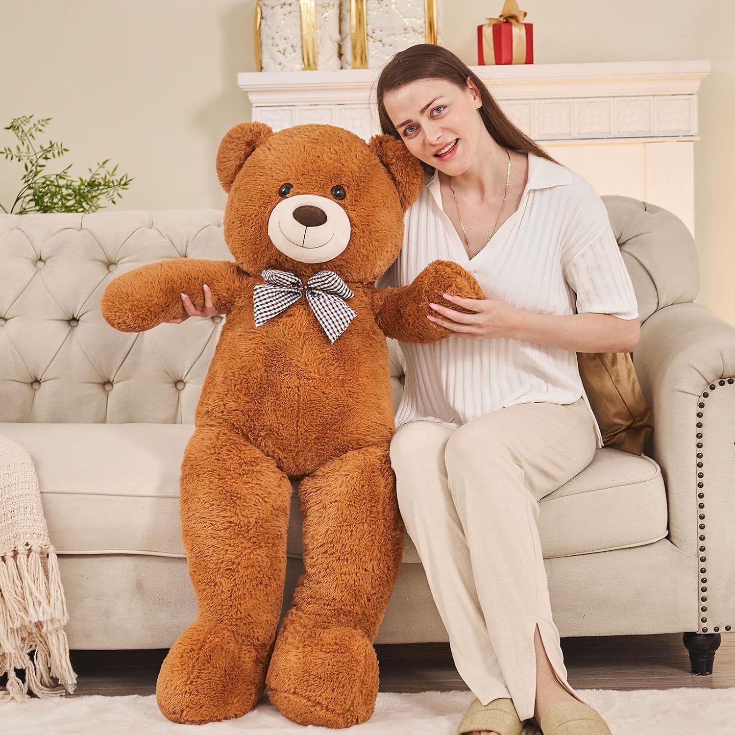 Toys Studio 47 Inch Big Teddy Bear Giant Stuffed Animal for Girls