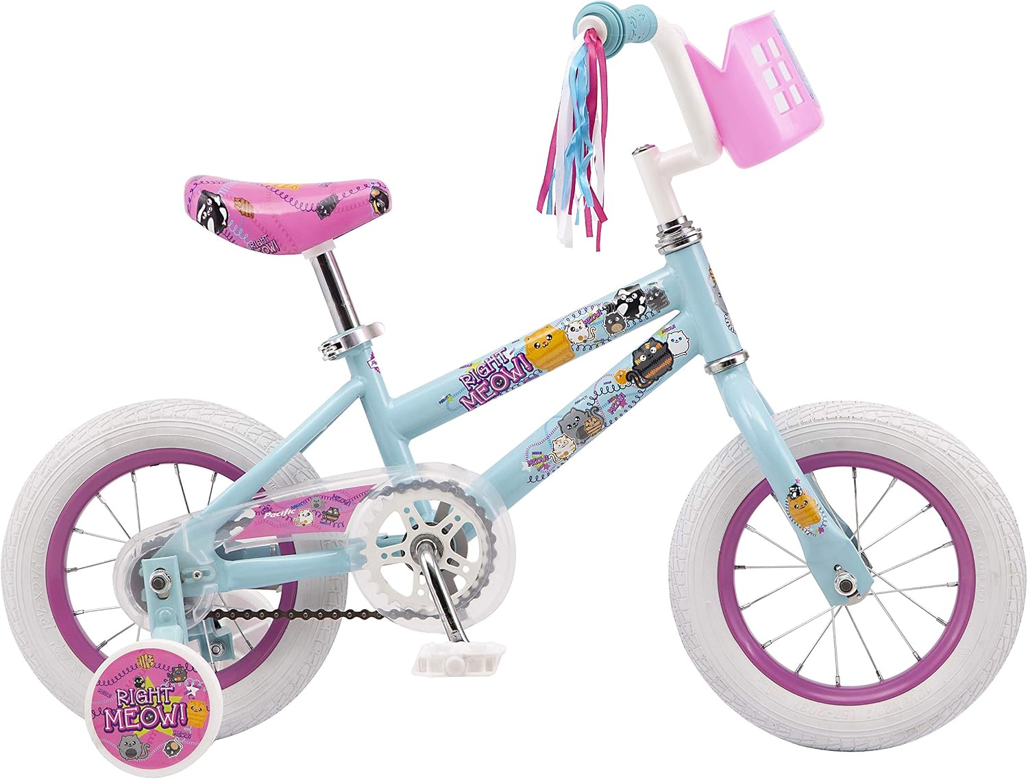 Pacific Character Kids Bike for Boys & Girls Ages 3-7 Year Old, 12 or 16-Inch Wheels Option, Steel Frame, Coaster Brakes