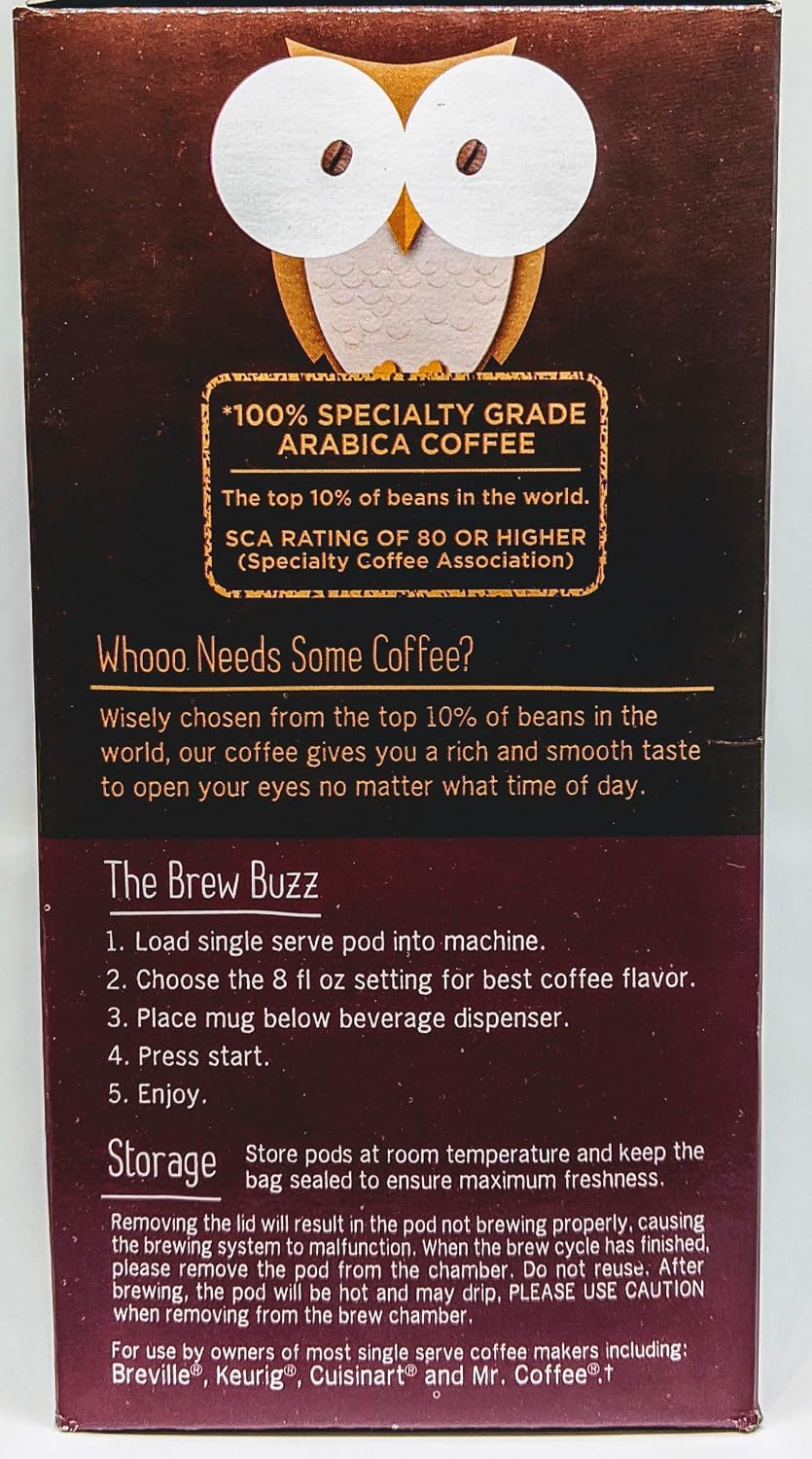 Wide Awake Coffee Single Serve Coffee Pods (32 Count, Breakfast Blend)