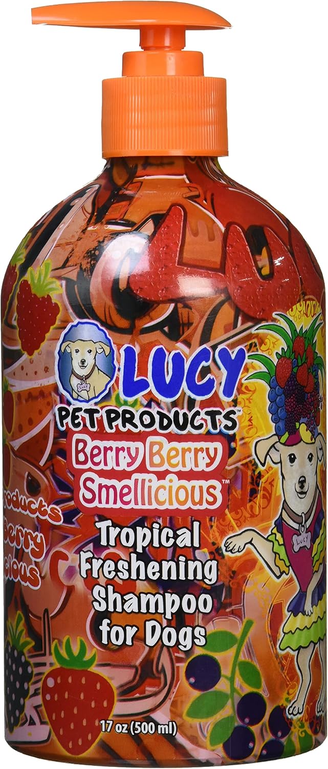 Lucy Pet All Natural Shampoo for Dogs - Lightning Blueberry Brightening