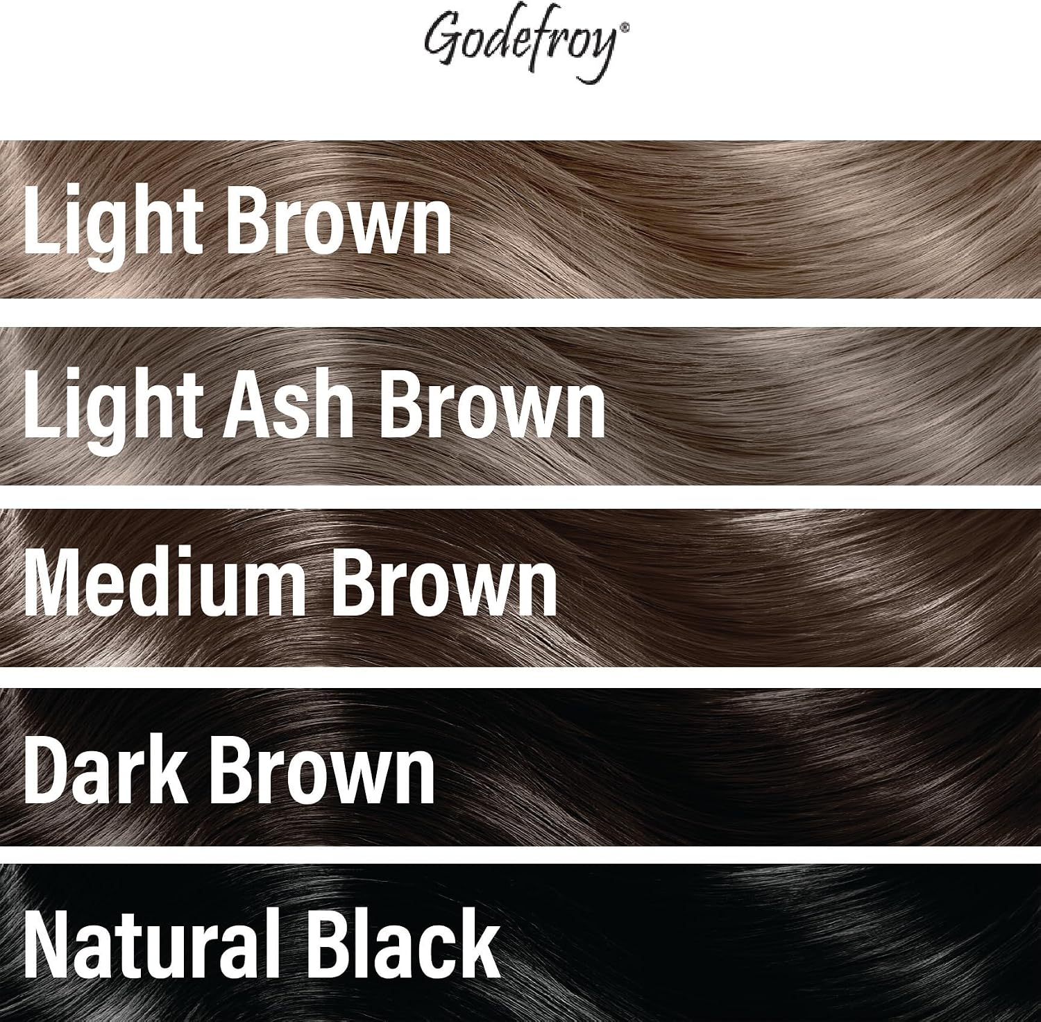 Godefroy Hair Color Tint Kit, Light Brown, 20 Applications, Root Touch-Up | For Men & Women, Pre-Measured Capsules, No Waste, DIY Salon-Quality Results at Home