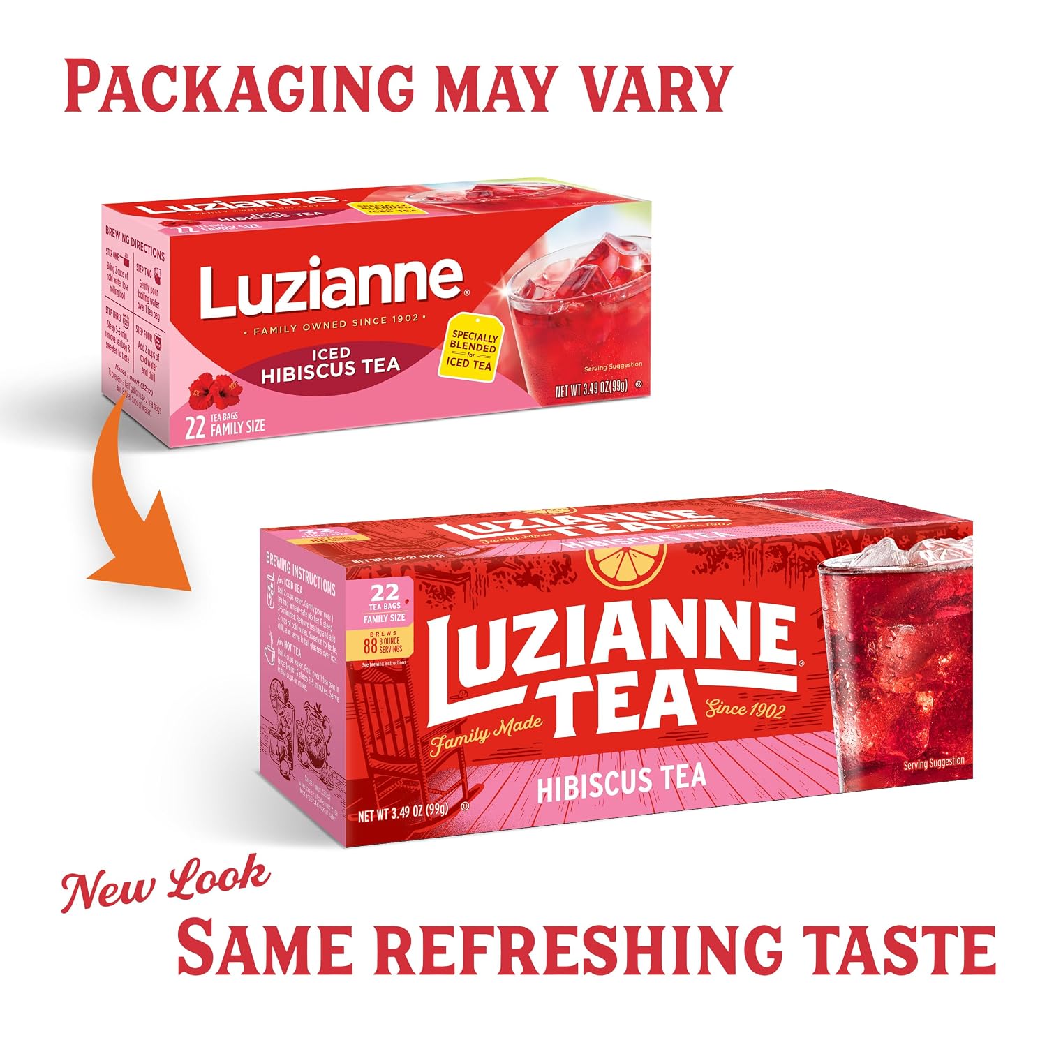 Luzianne Green Tea Bags, Family Size, 24ct Box (Pack of 1)