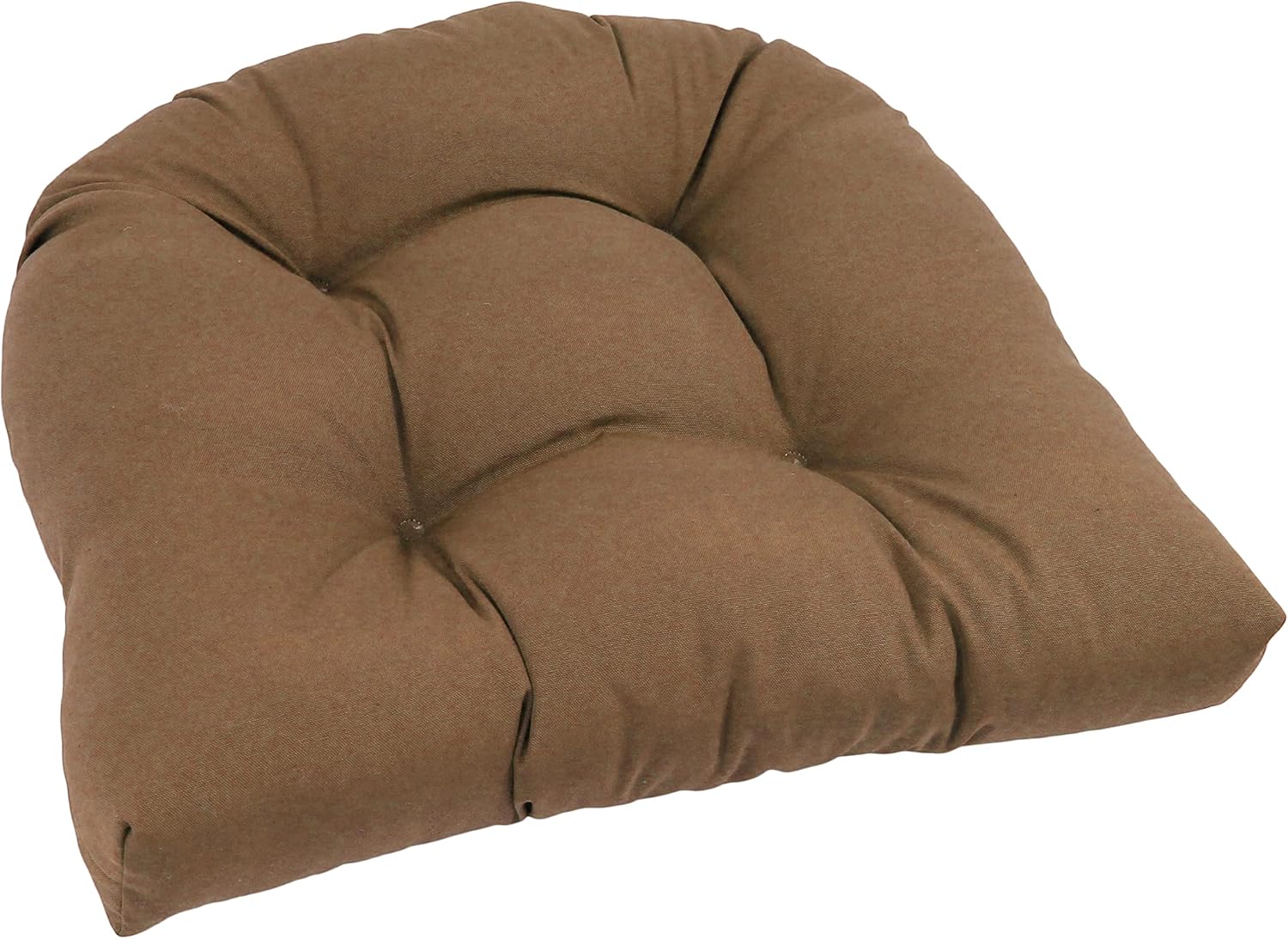 Blazing Needles Twill Rounded Back Chair Cushion,Sage, 19" x 19" 1 Count