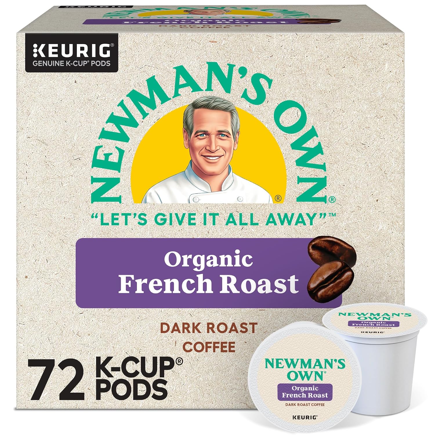 Newman's Own Organics Special Blend Keurig Single-Serve K-Cup Pods, Medium Roast Coffee, 96 Count
