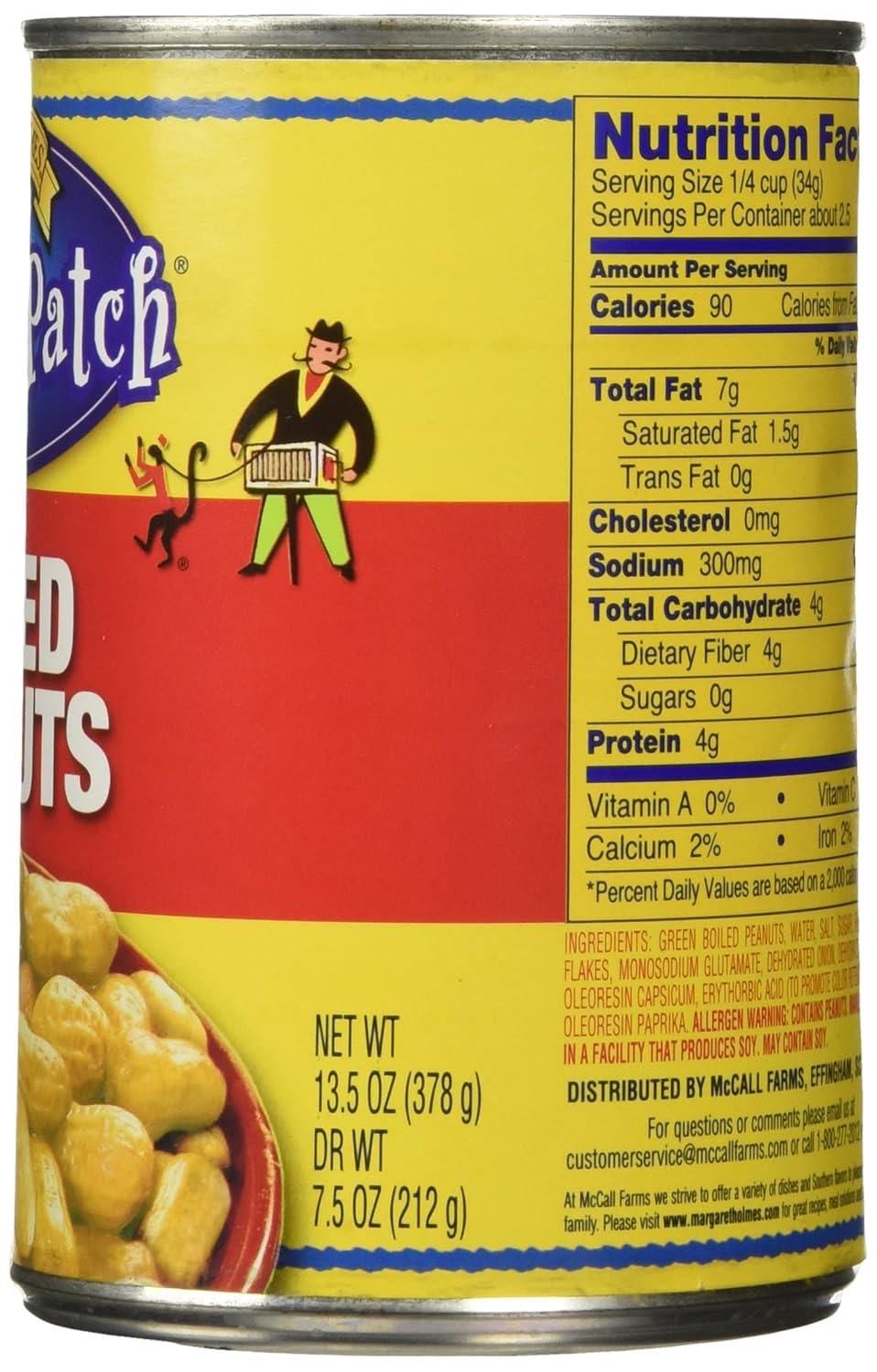 Margaret Holmes 6 Piece Cajun Style Boiled Peanuts, 5.95 Pound (Pack of 6)