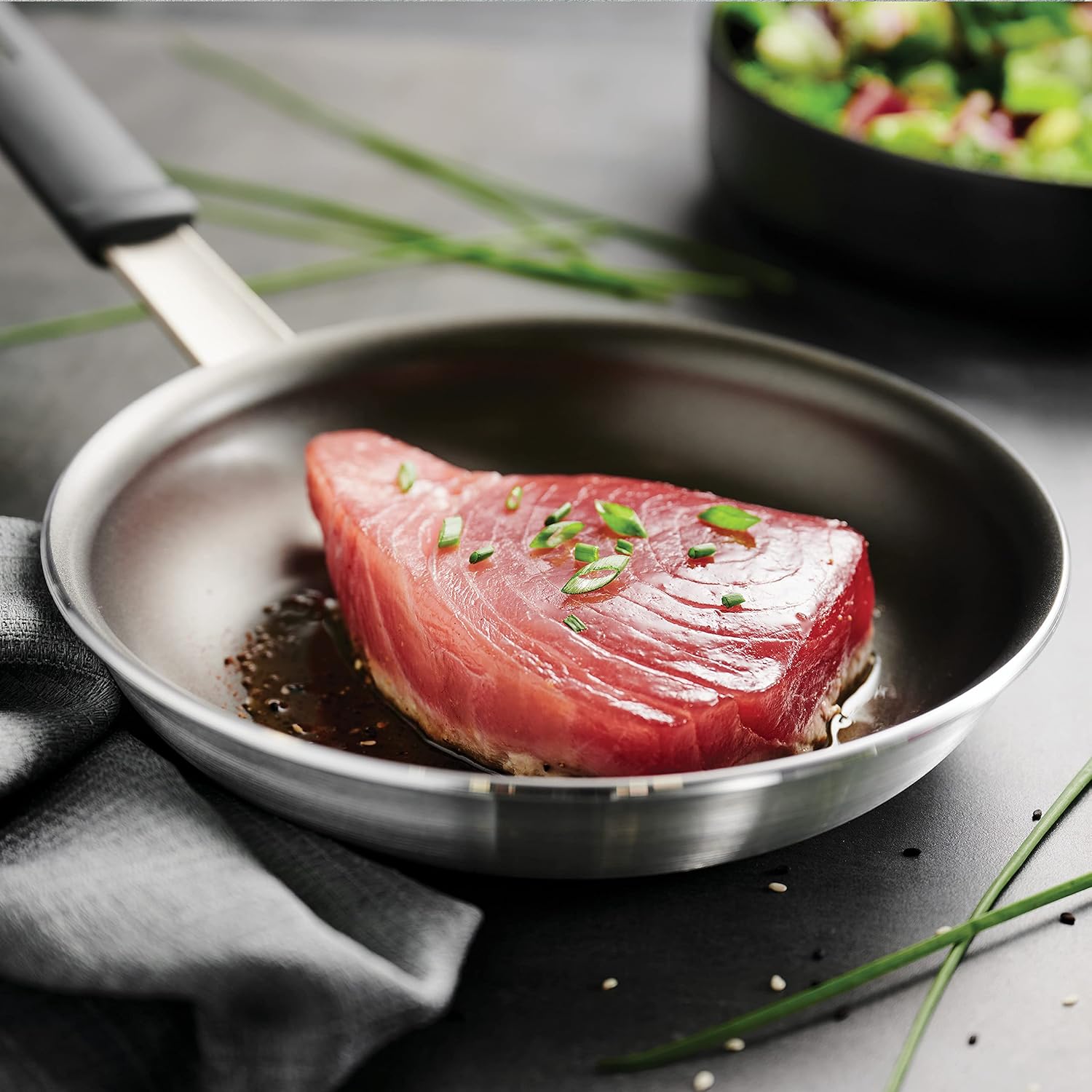 Tramontina Professional Fusion 8-Inch Non Stick Small Frying Pan | Heavy-Gauge Aluminum Skillet with Reinforced Nonstick Coating, Dishwasher and Oven Safe
