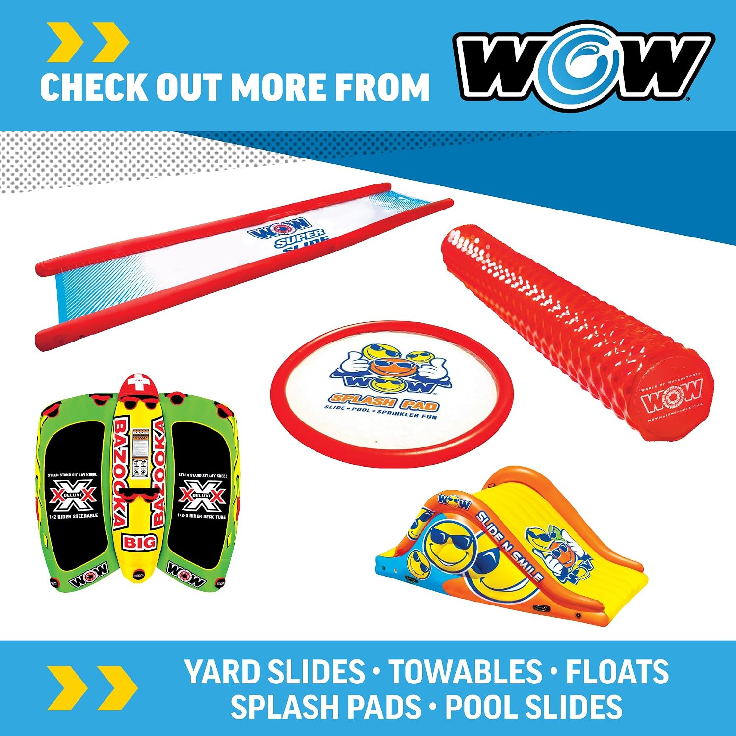 World of Watersports First Class Foam Pool Noodles for Swimming and Floating, Pool Floats, Lake Floats