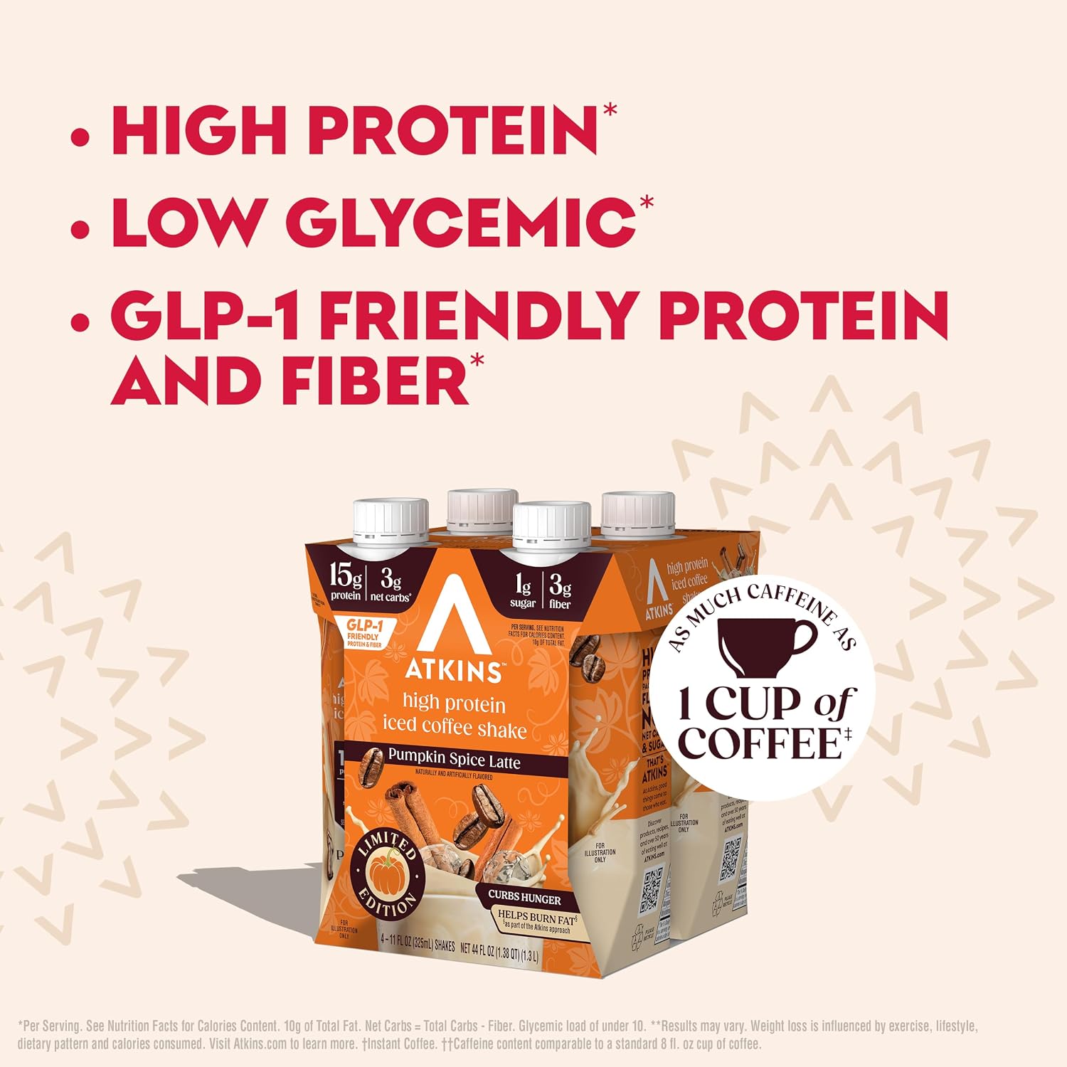 Atkins Milk Chocolate Delight High Protein Shake, 15g Protein, 12 Count | 15g Protein, 3g Fiber, 2g Net Carb, 1g Sugar, Chocolate Flavored, Keto Friendly, Ready to Drink, 12 Count