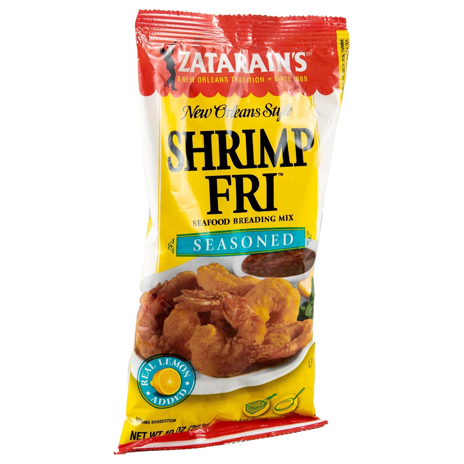 Zatarain's Seasoned Shrimp Fri Seafood Breading Mix, 12 oz